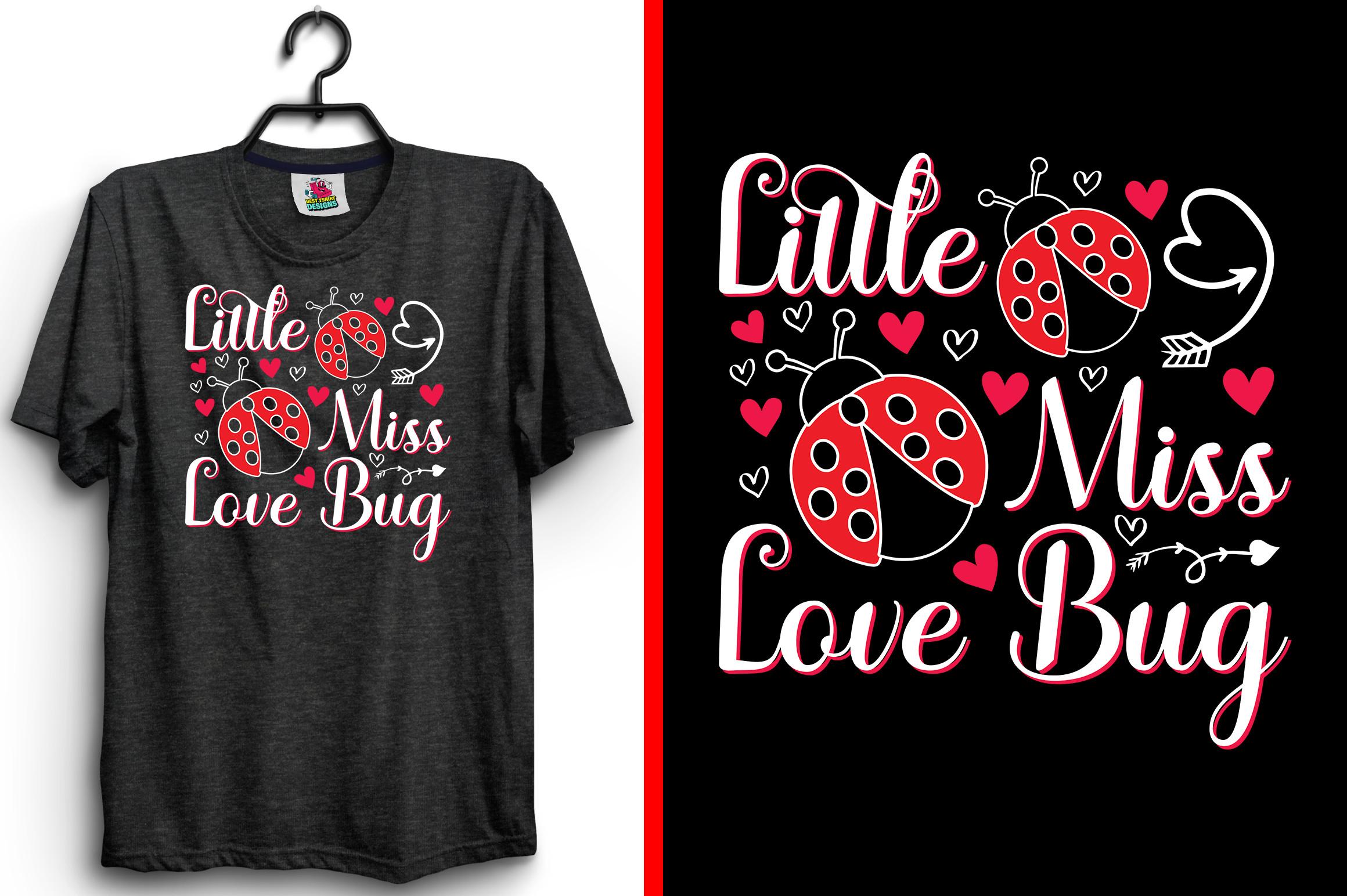 Little Miss Love Valentine's Day T-Shirt