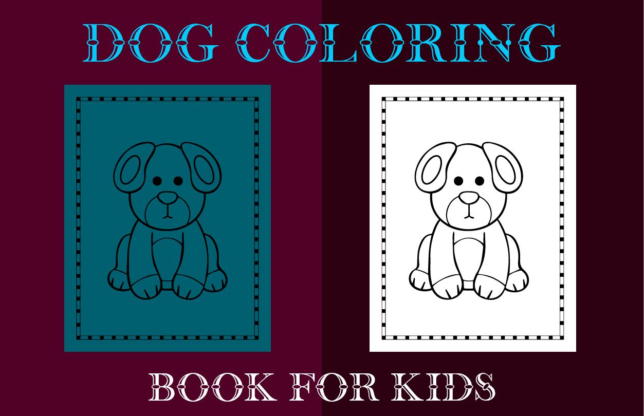 Dog Coloring Book for Kids