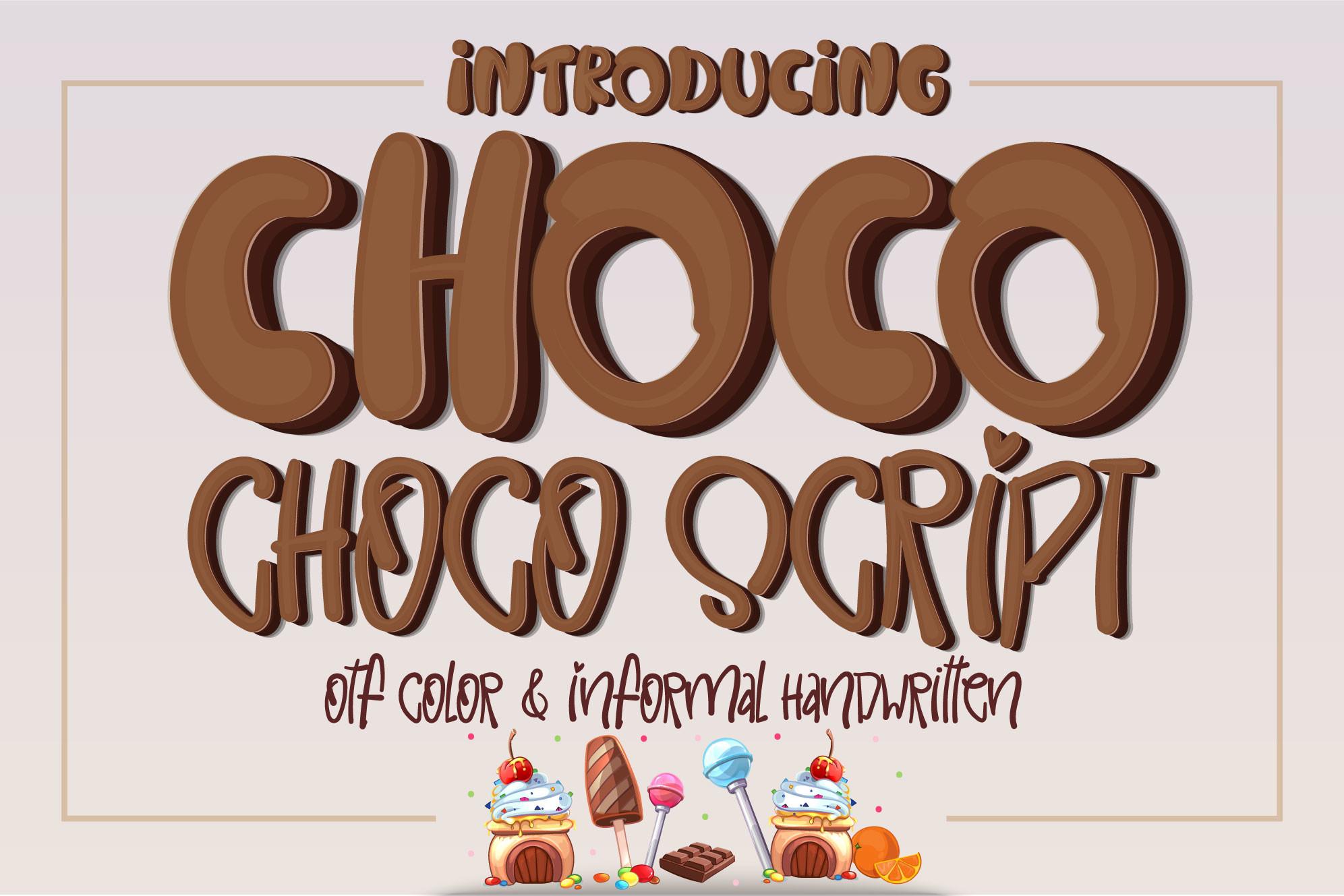 Choco Script Font