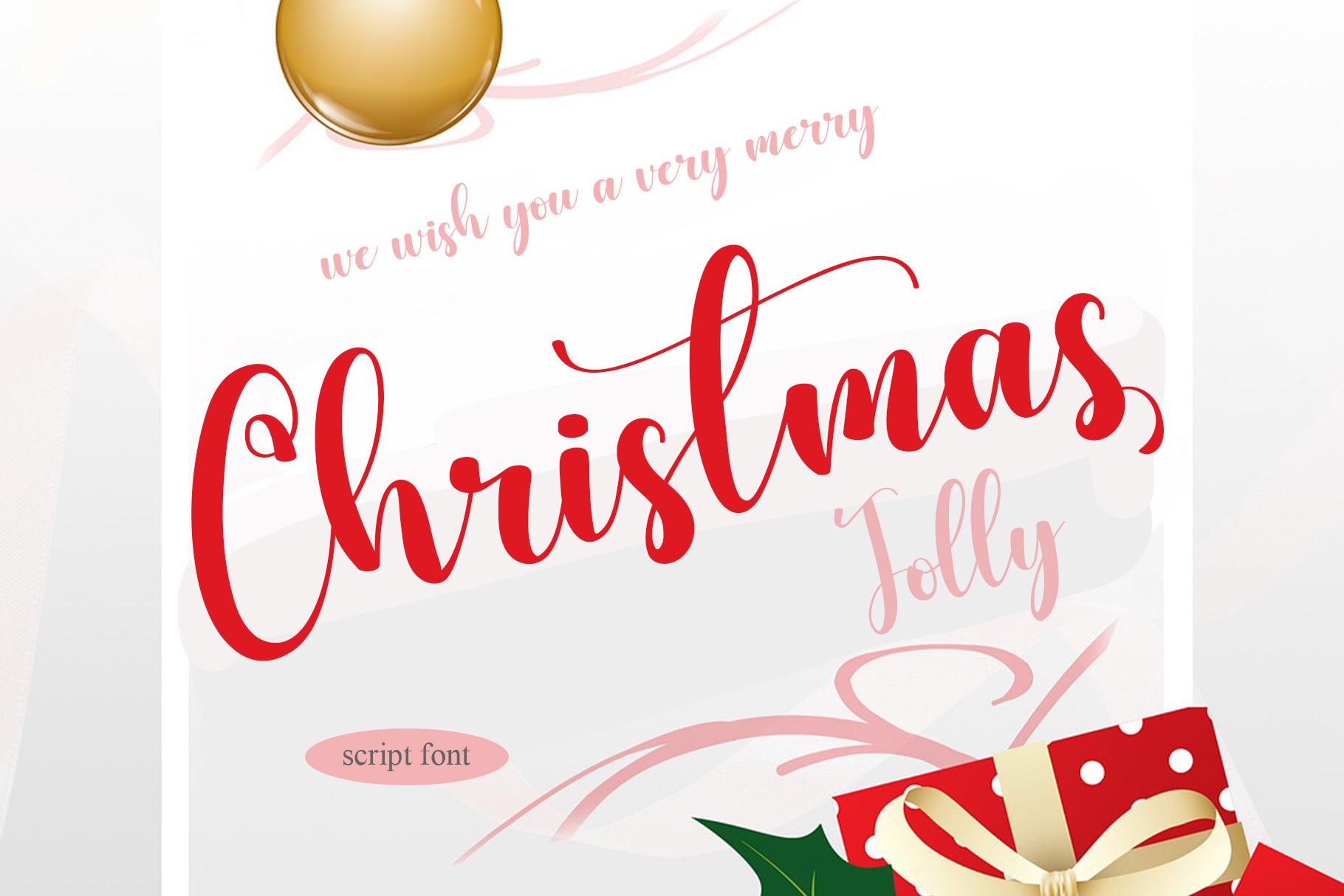 Christmas Jolly Font