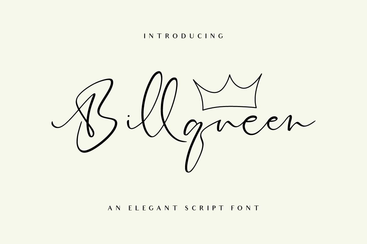 Billqueen Font