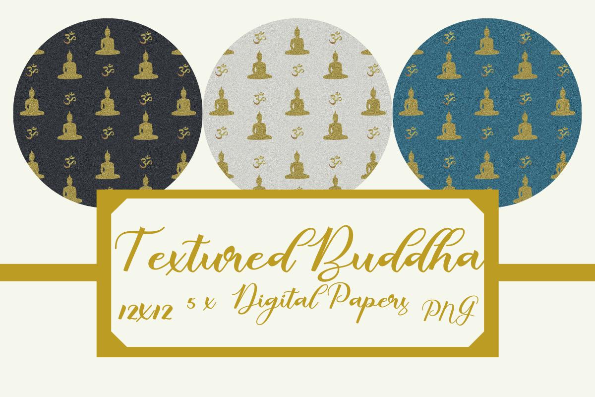 Buddha Textured Digital Papers