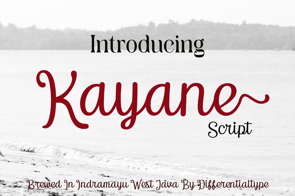 Kayane Font