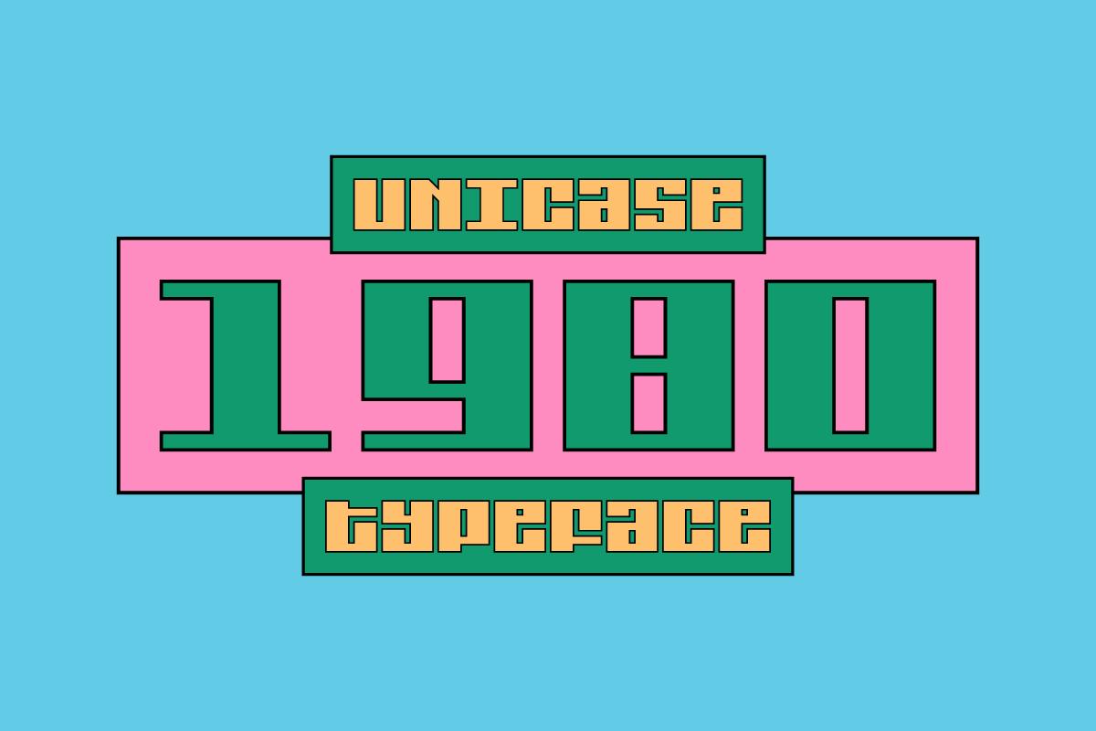 1980 Unicase Font