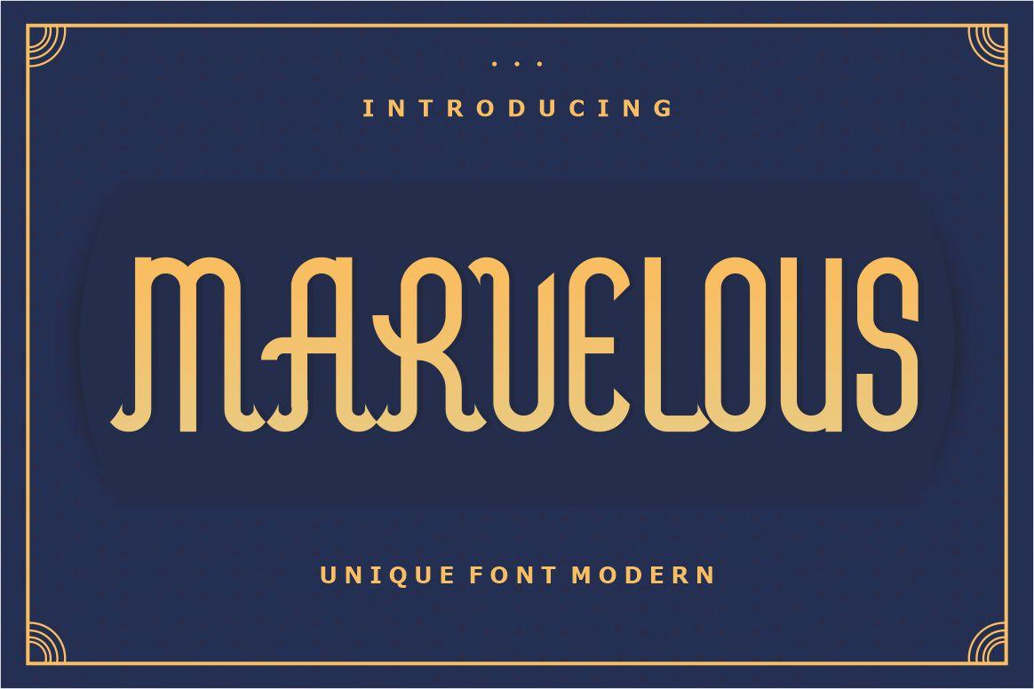 Marvelous Font Font