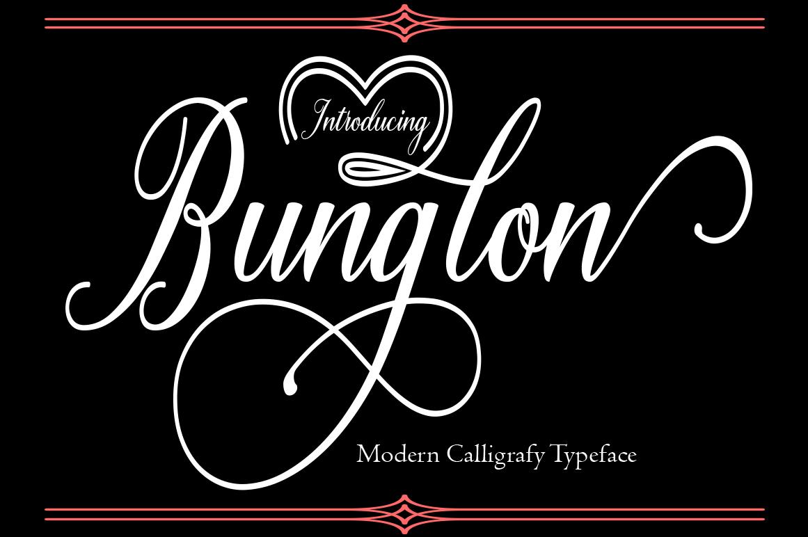 Bunglon Font