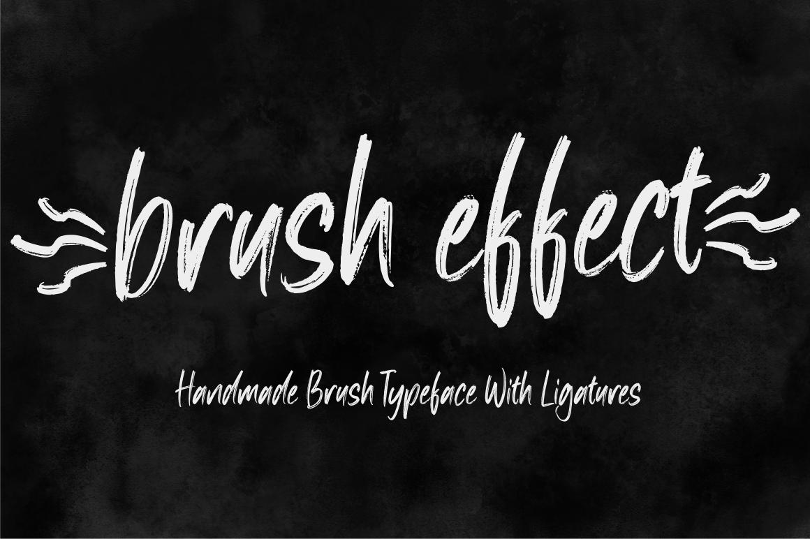 Brush Effect Font