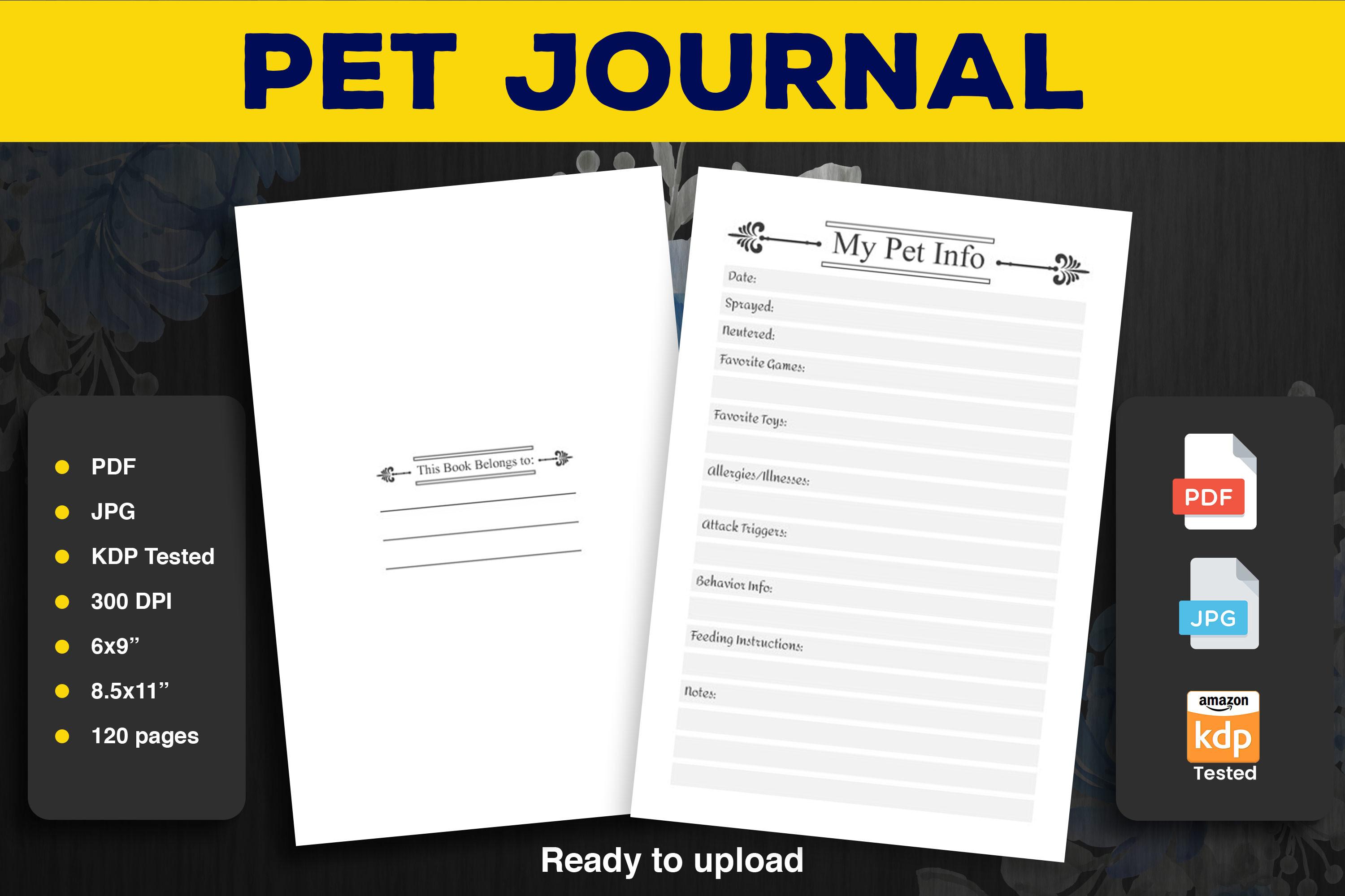 KDP Interior (Pet Journal)