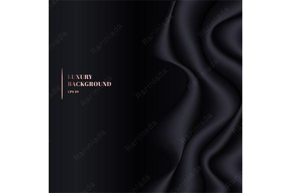 Black Cloth Crease Background Texture