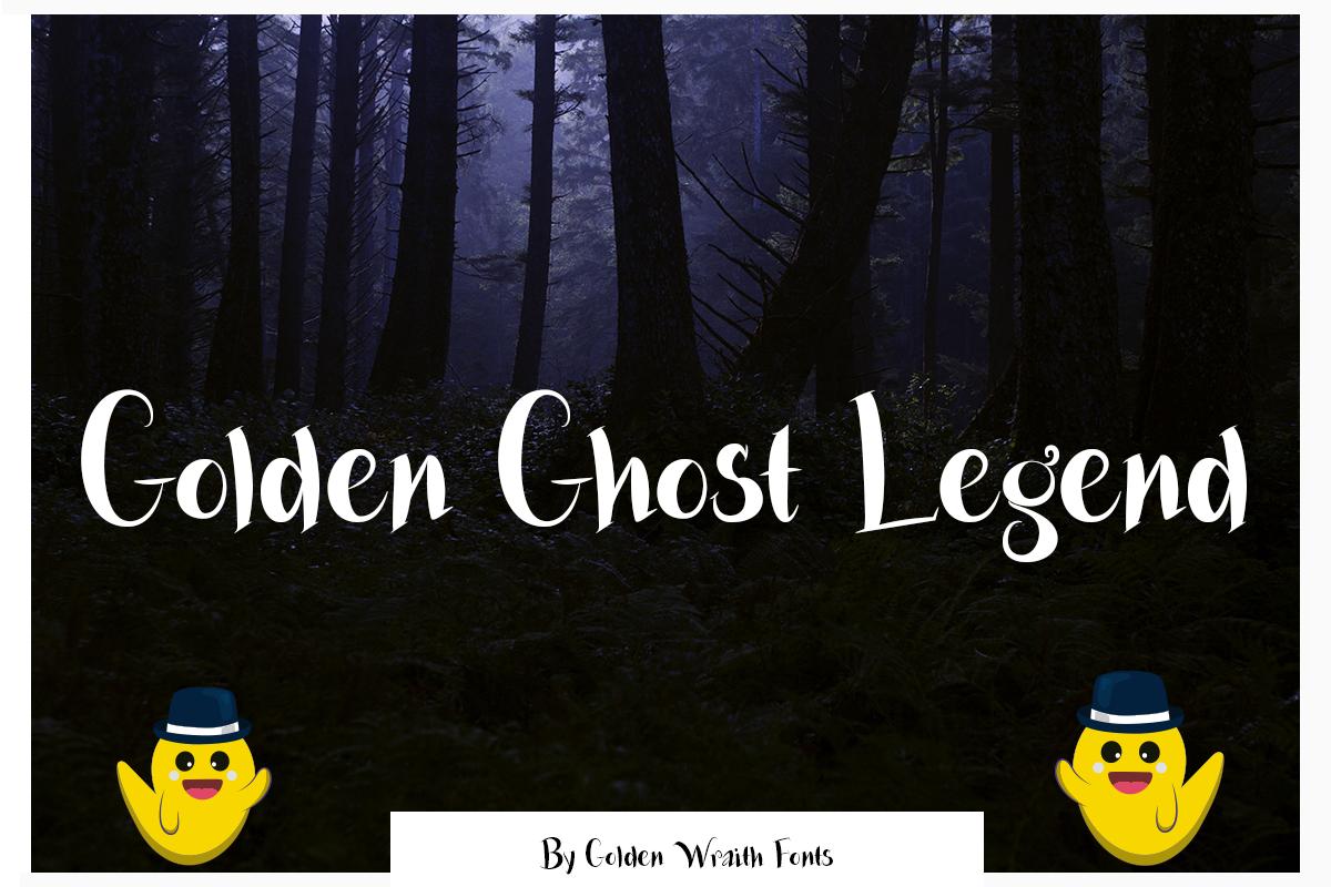 Golden Ghost Legend Font