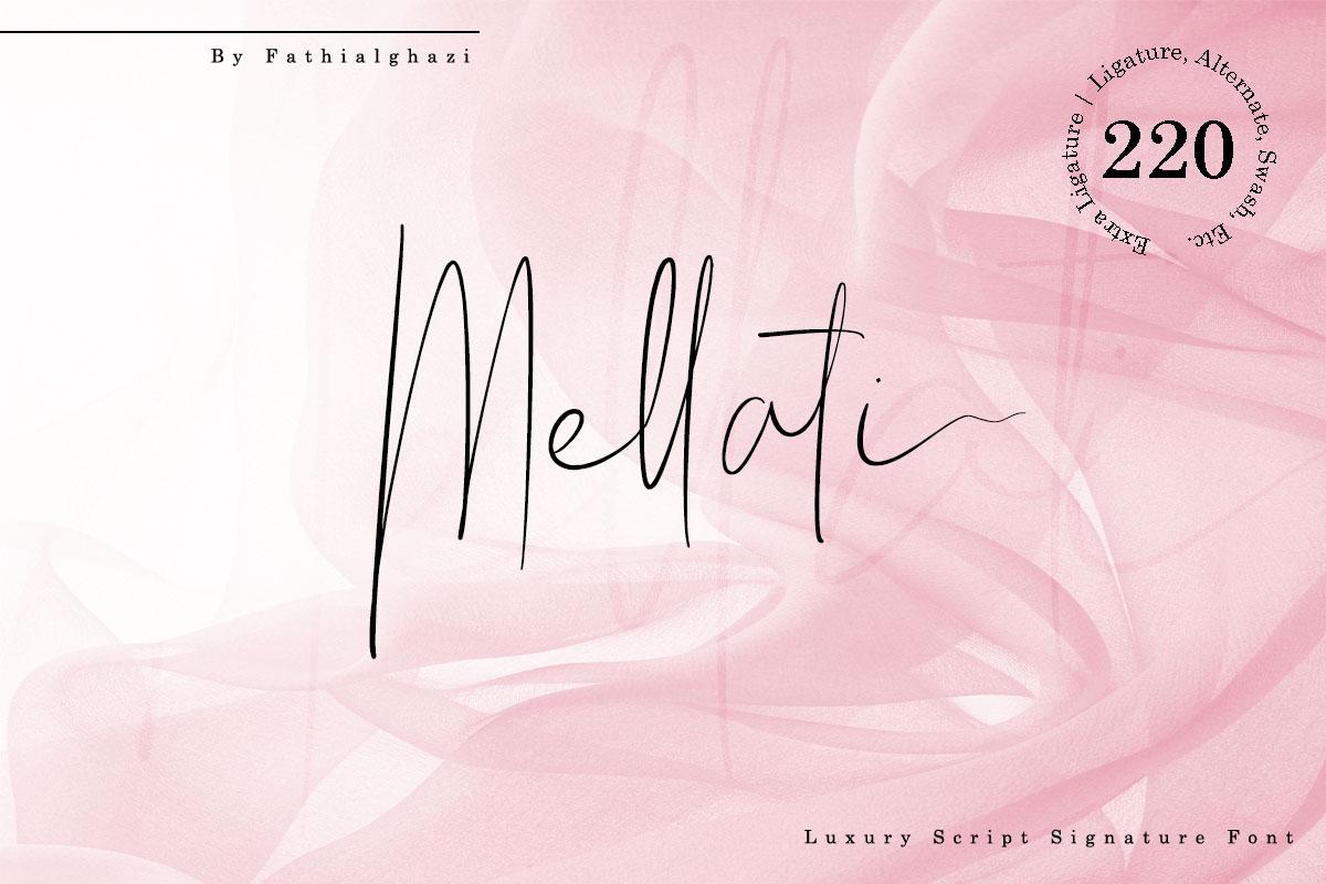 Mellati Script Font