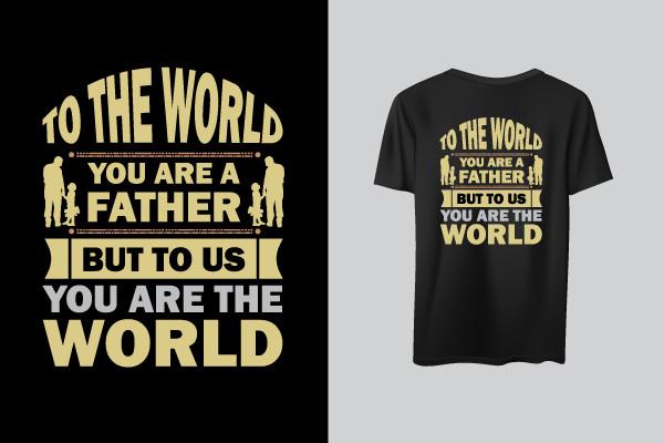 Father Day T Shirt Design.