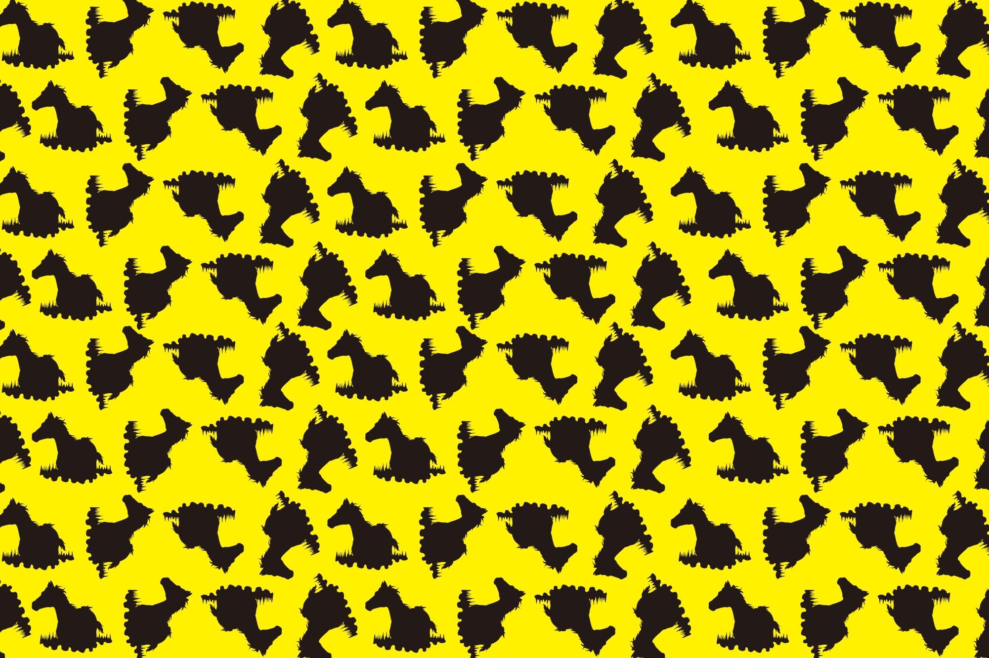 Horse Silhouette Pattern