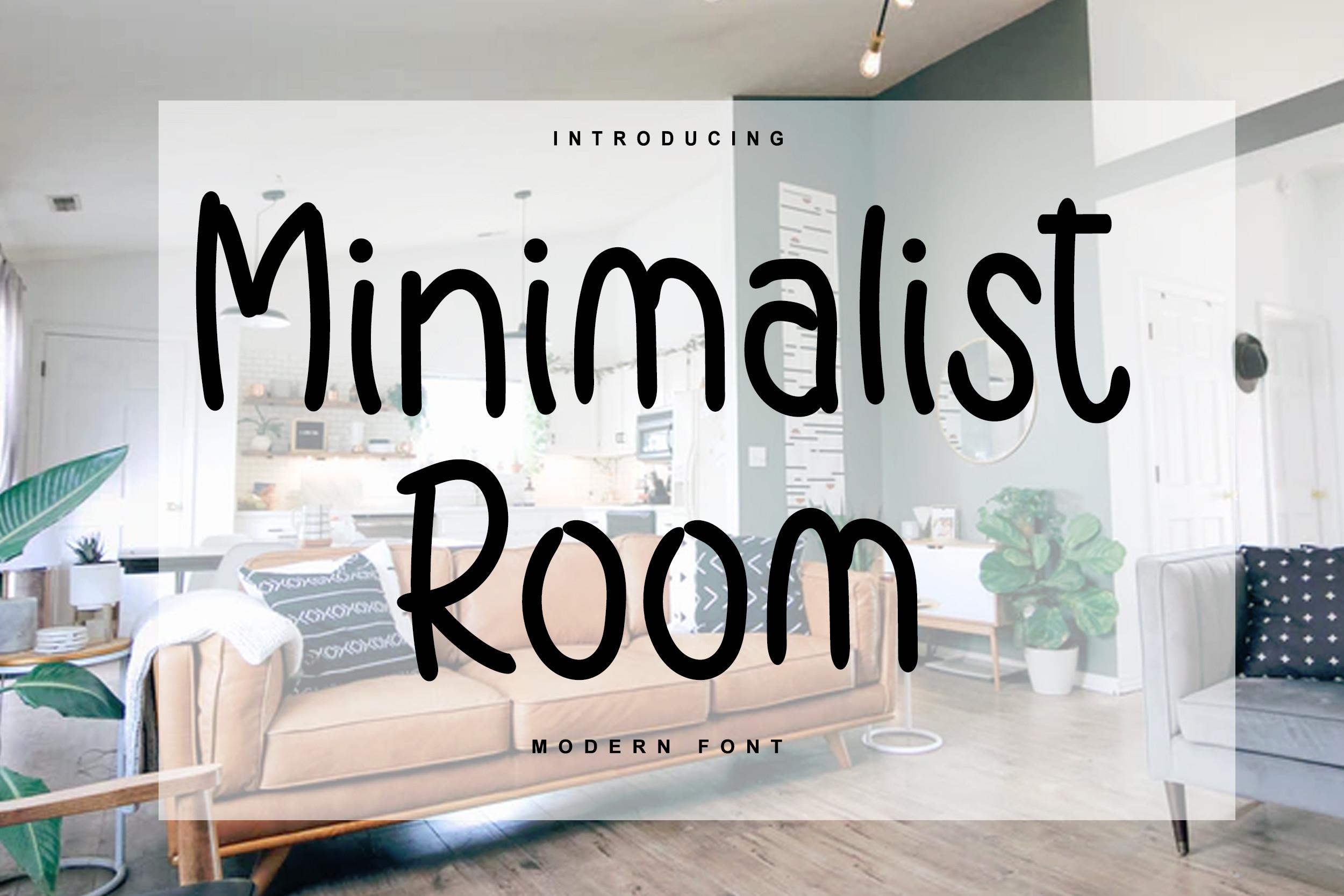 Minimalist Room Font