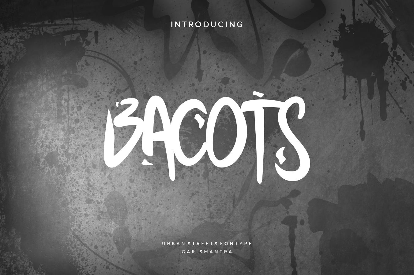 Bacots Font