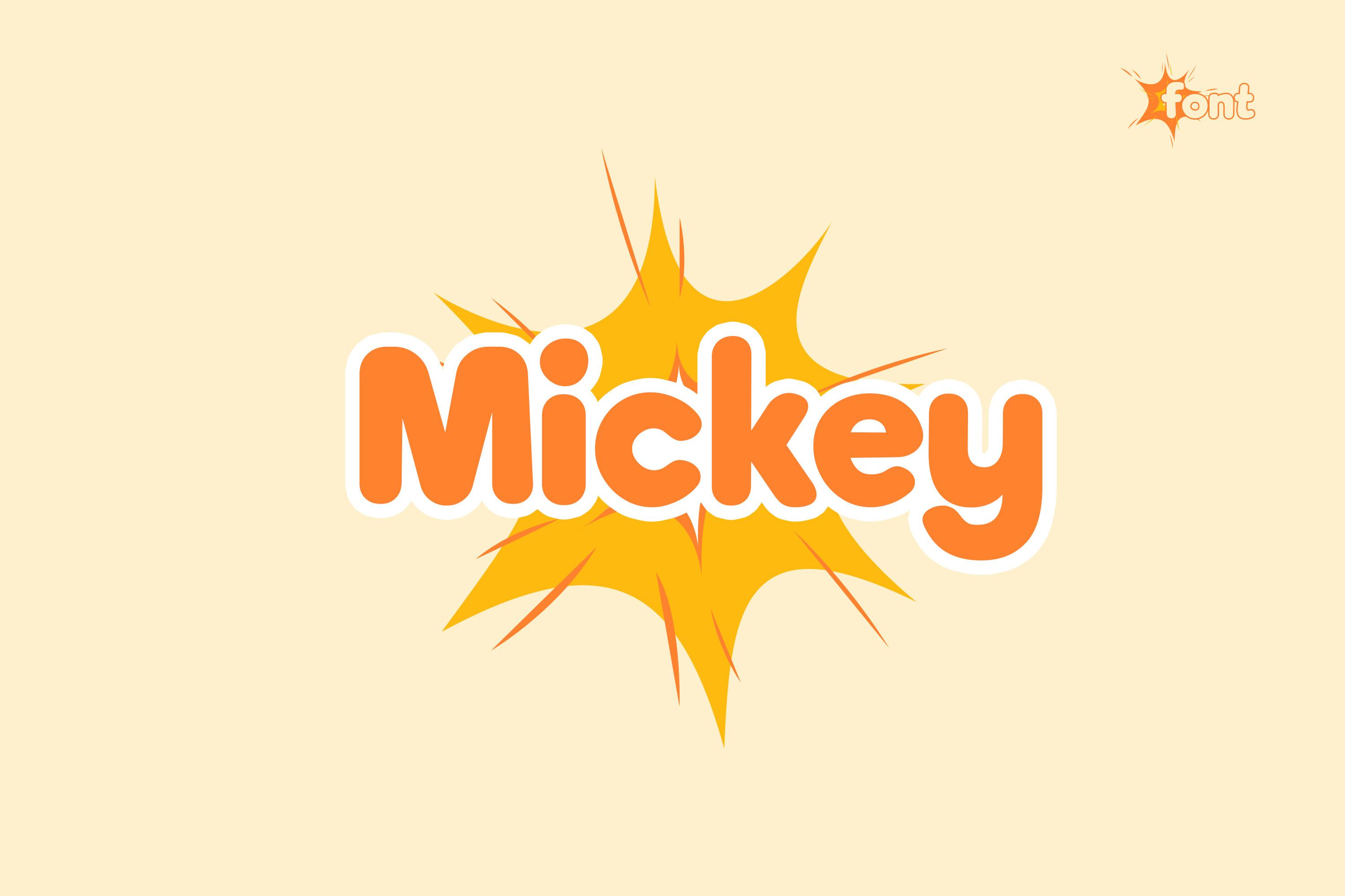 Mickey Font