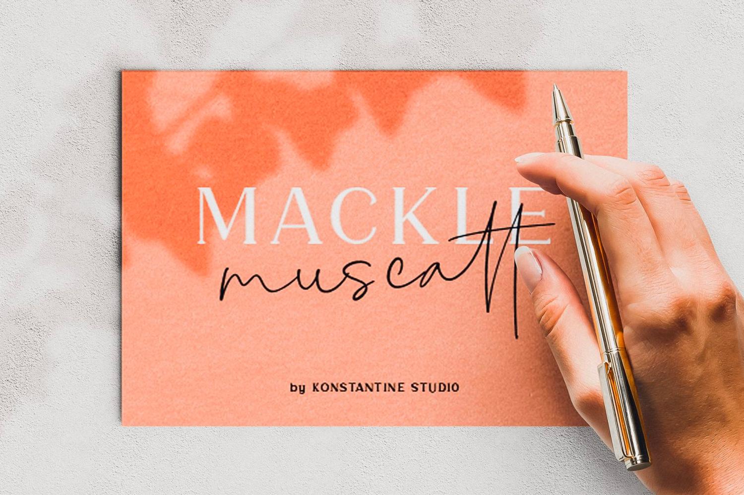 Mackle Font