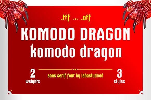 Komodo Dragon Font