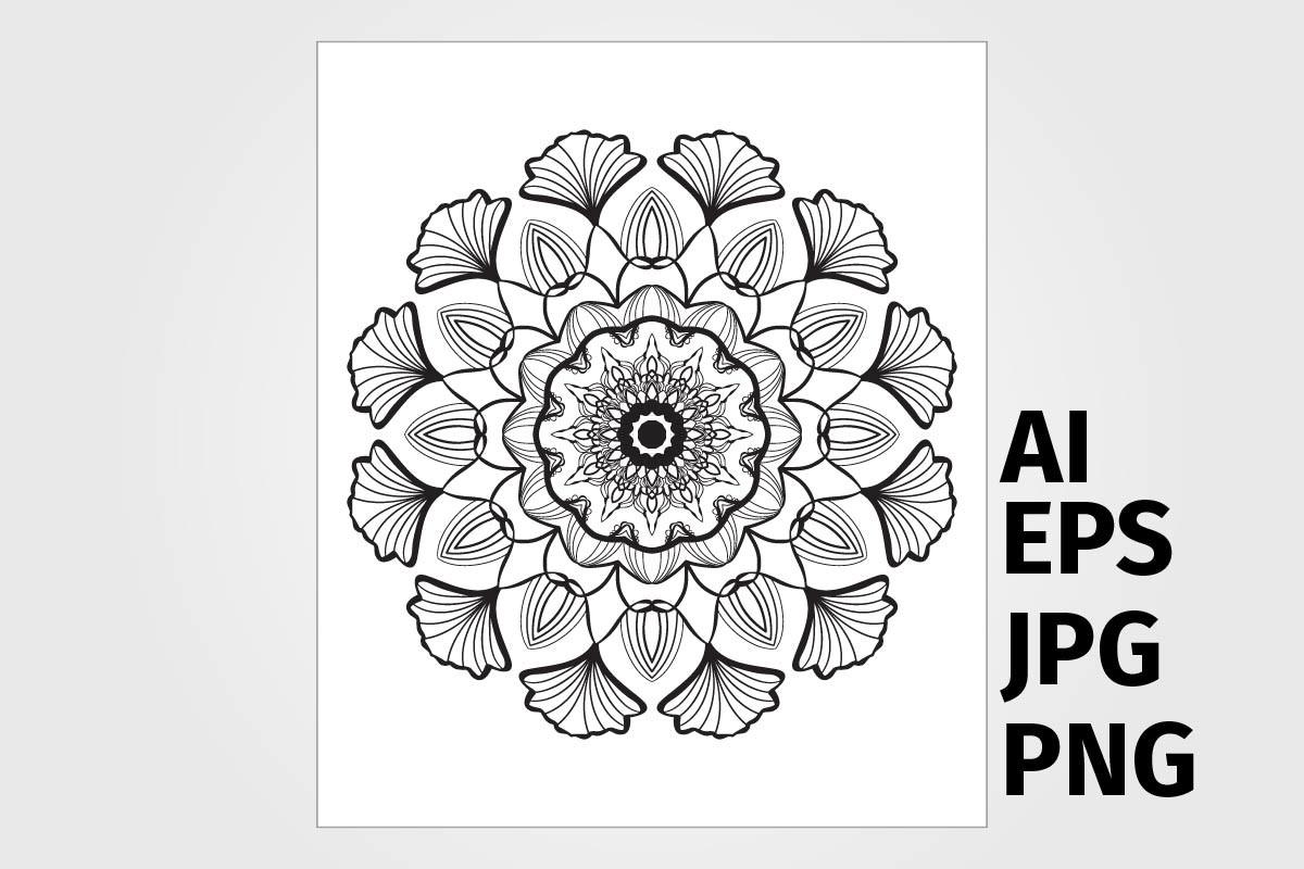 Mandala Coloring Page for Adult & Kids