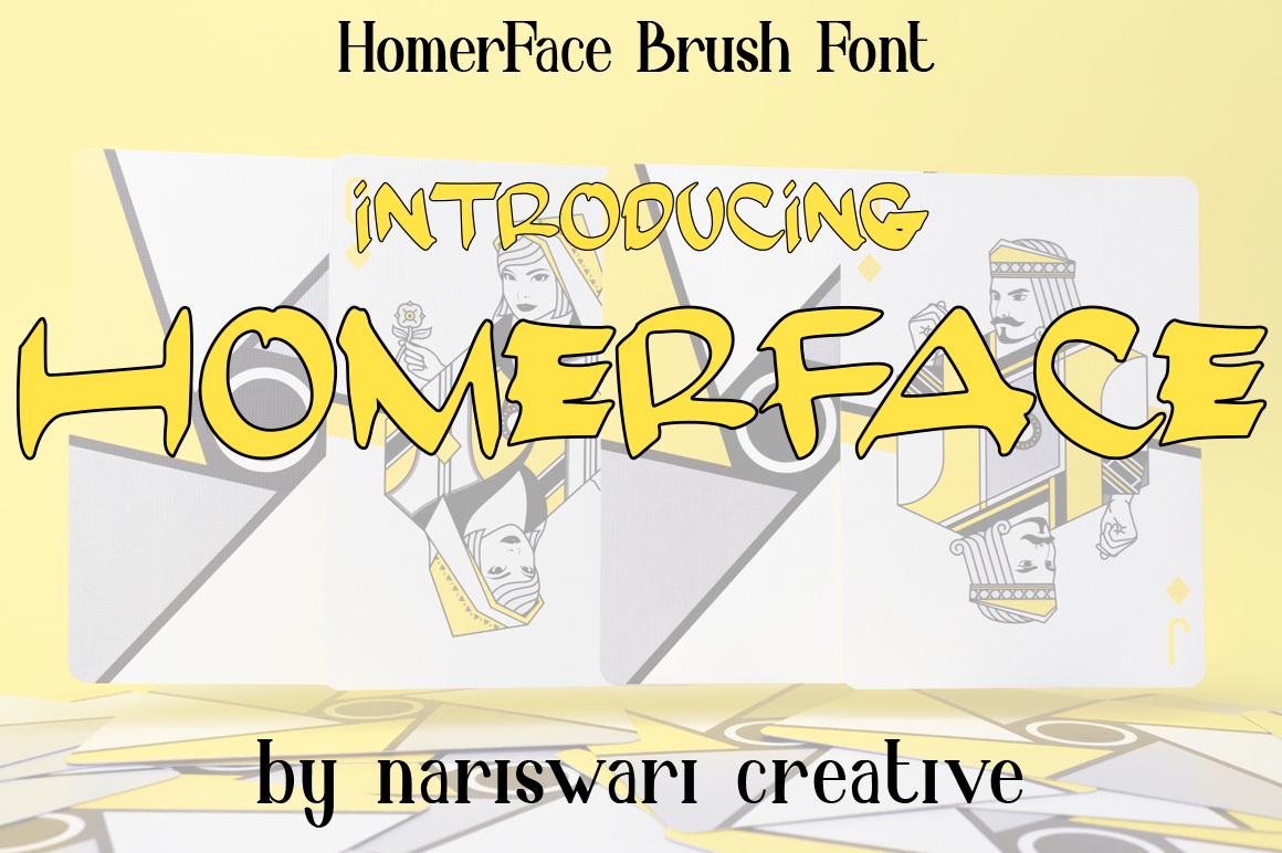 HomerFace Font
