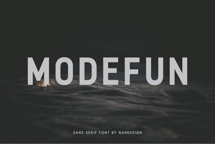 Modefun Font