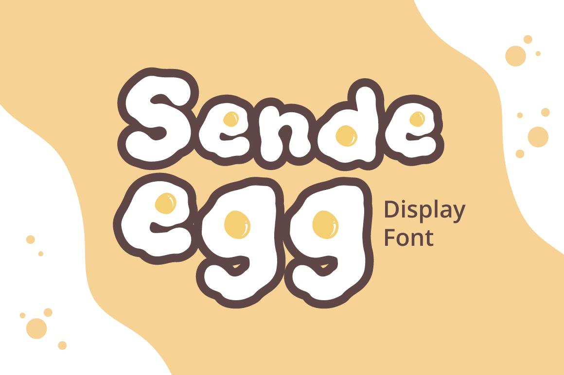 Sende Egg Font