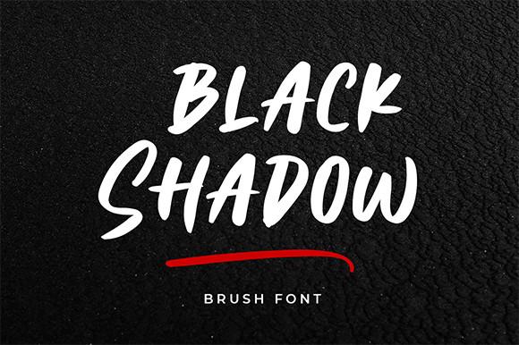 Black Shadow Font