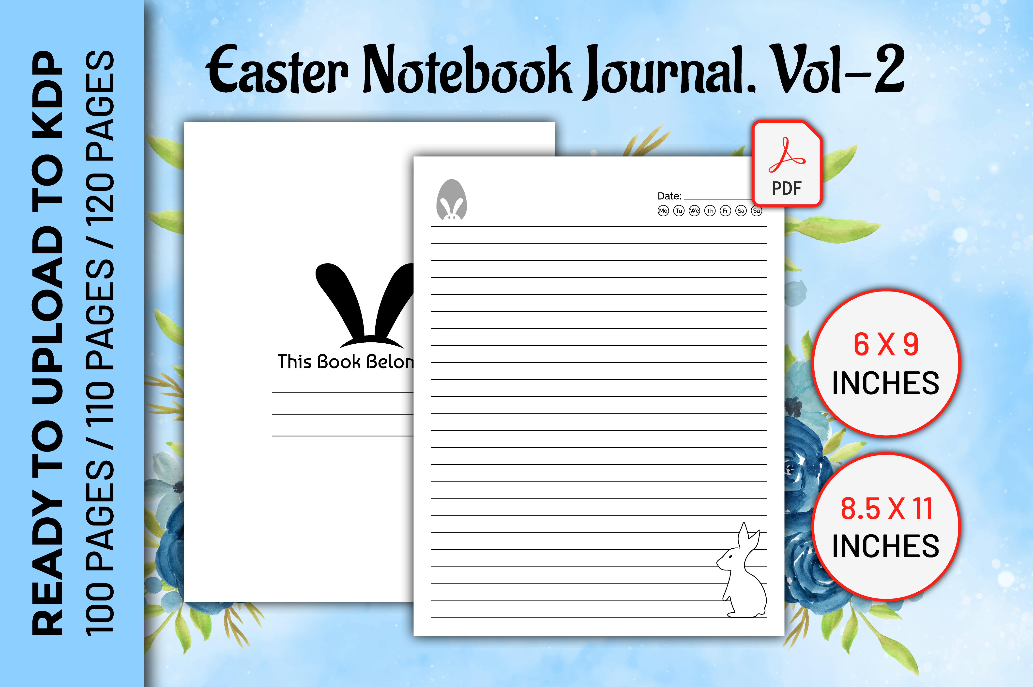 Easter Notebook Journal - KDP Interior