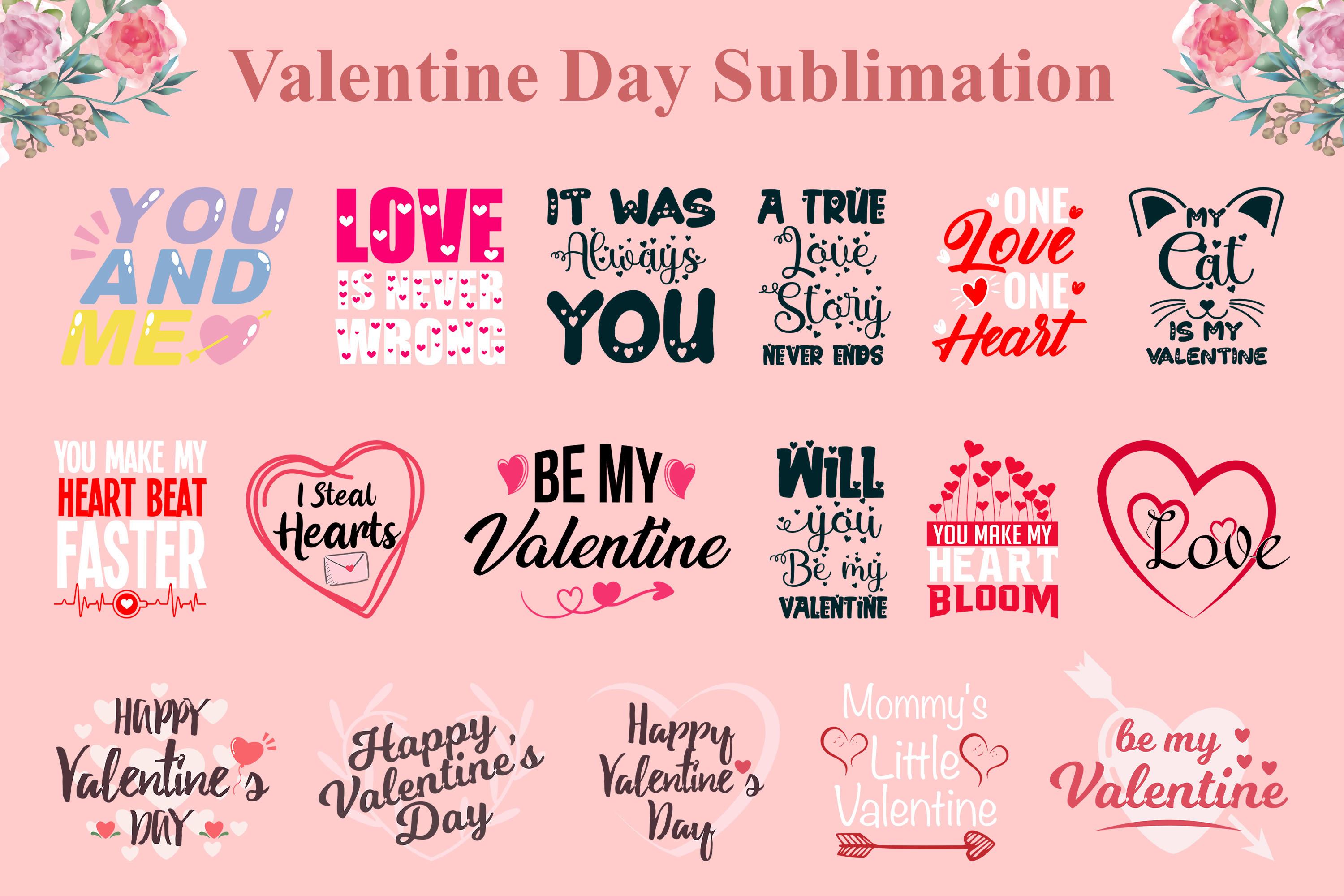Valentine Sublimation Bundle