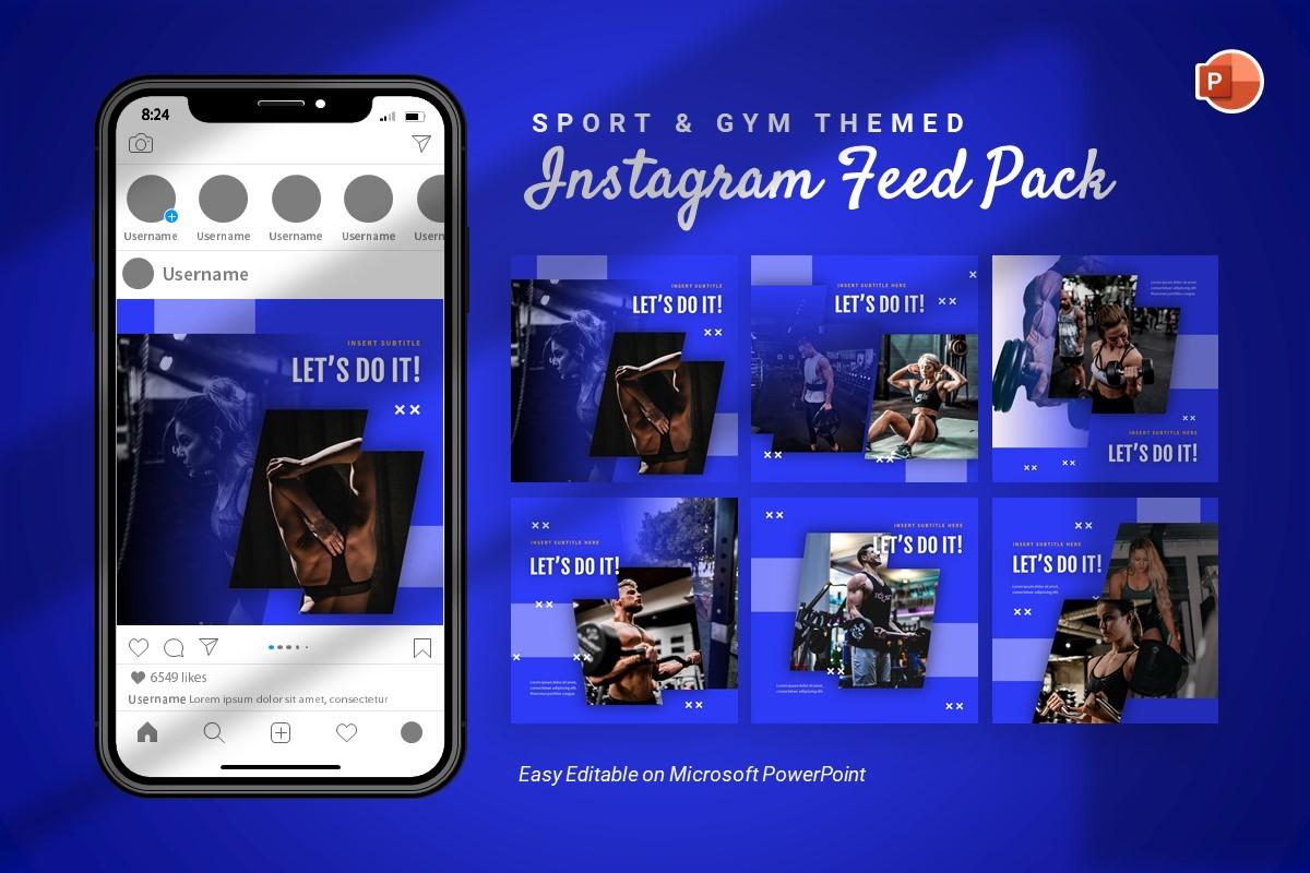 Instagram Feed - Sport Template
