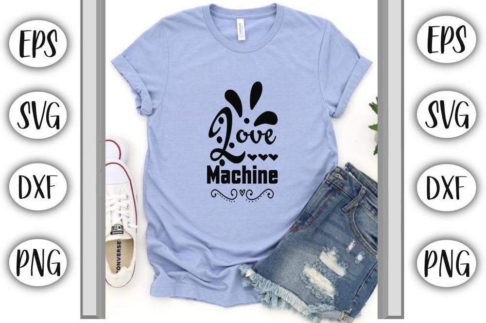 VALENTINES Svg Design ,Love Machine