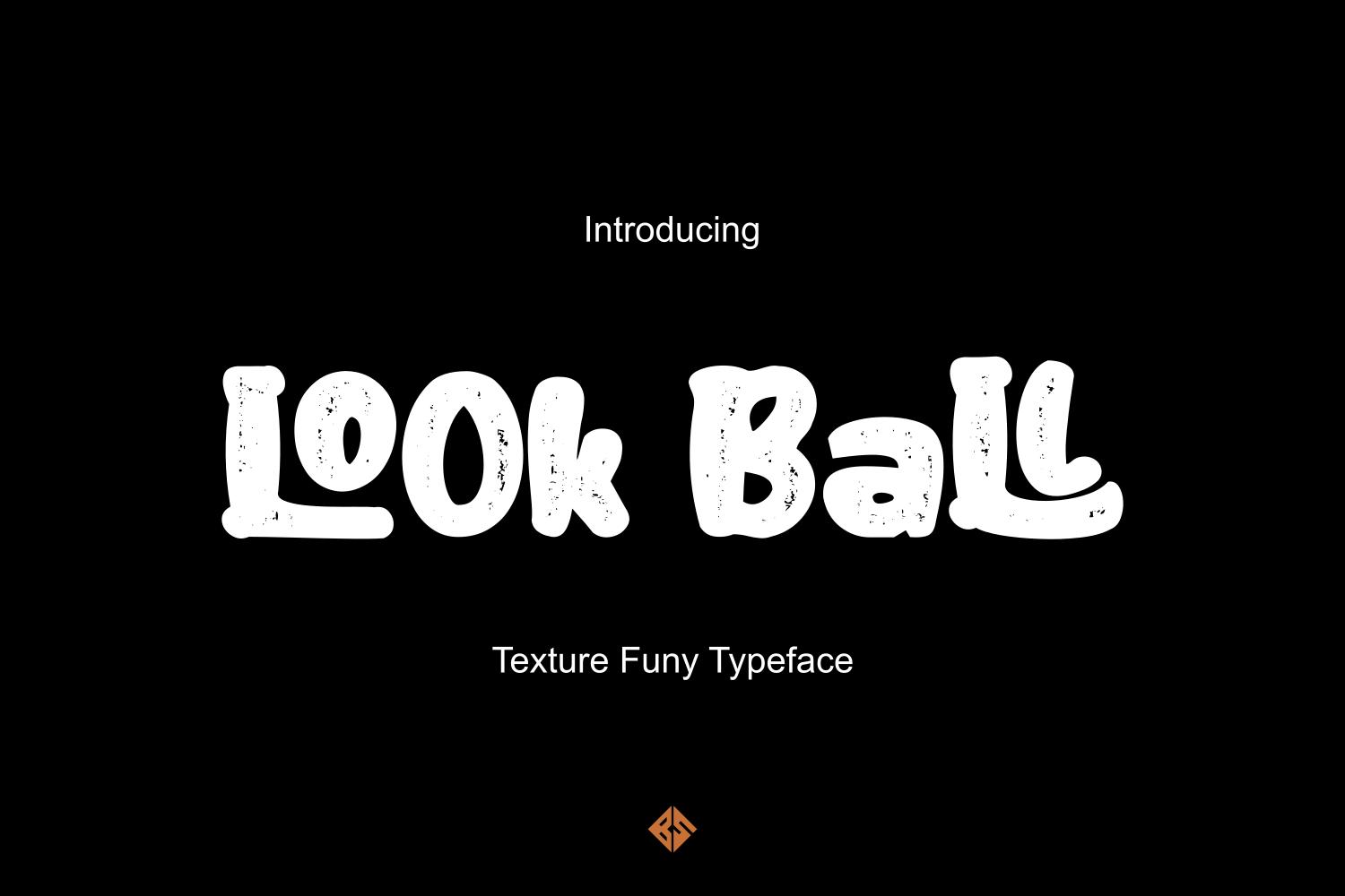Look Ball Font