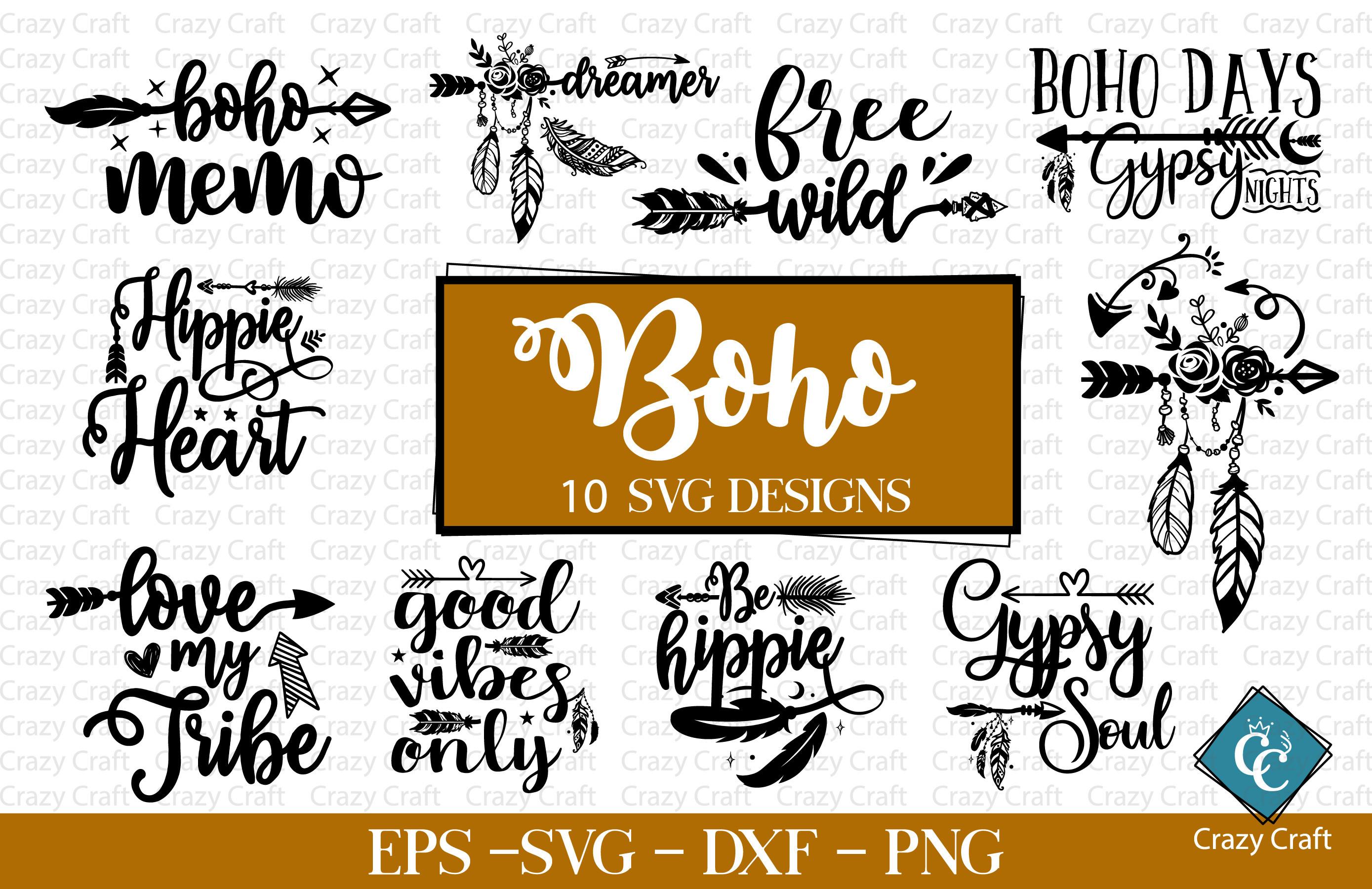 Boho Designs Bundle. 10 New Designs