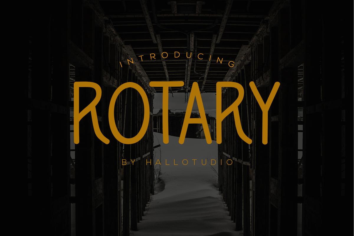 Rotary Font