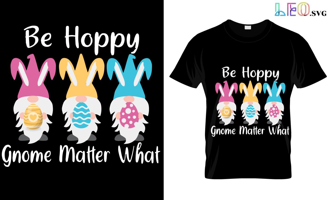 Be Hoppy Gnome Svg, Easter's Day Svg