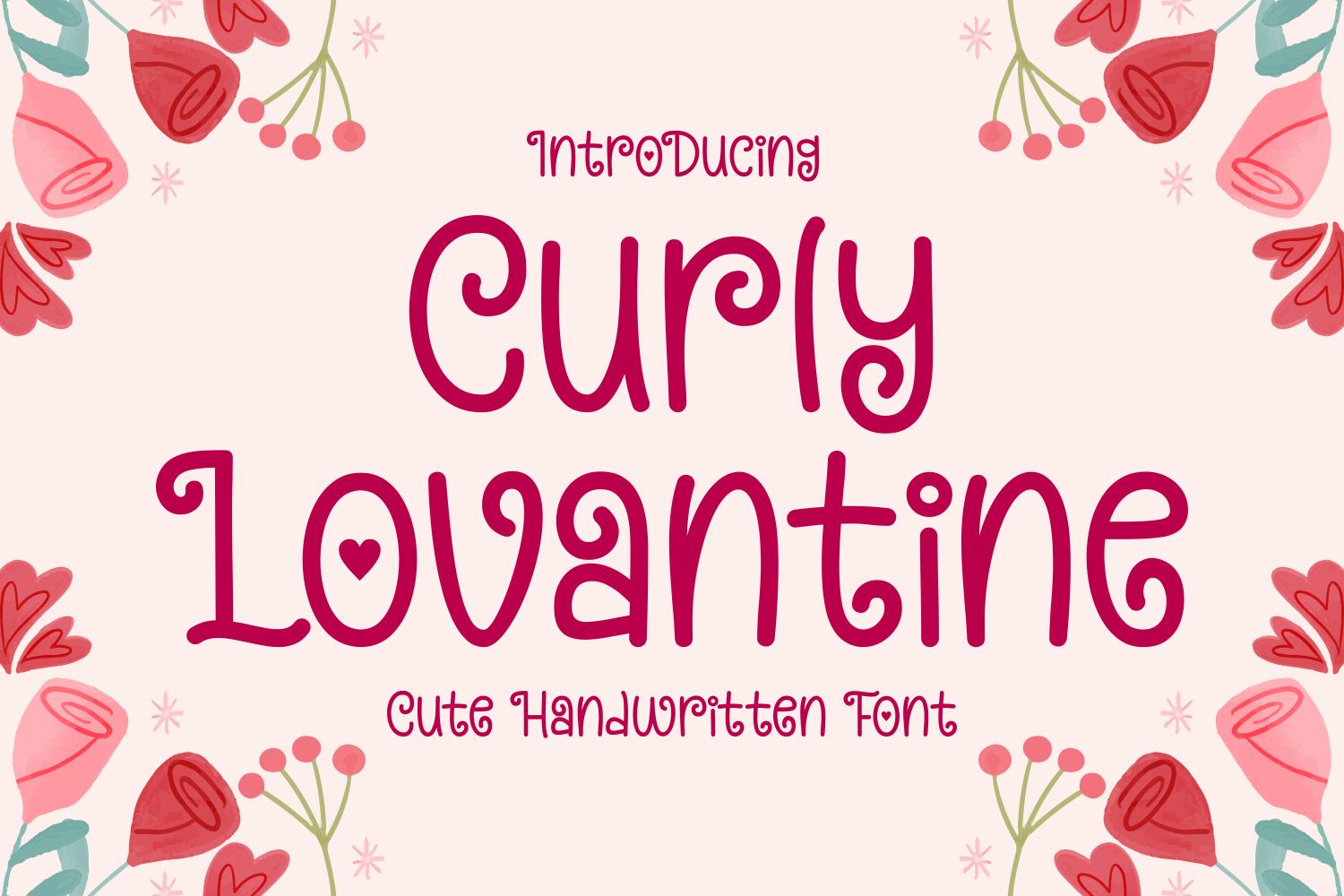 Curly Lovantine Font