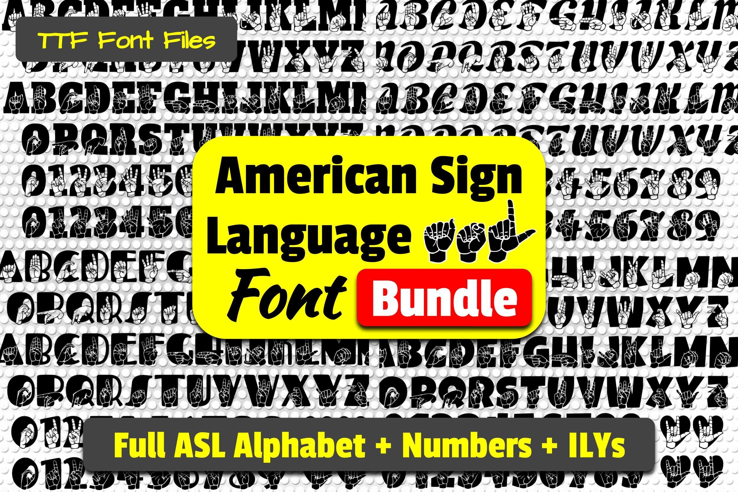 Able Lingo ASL Font