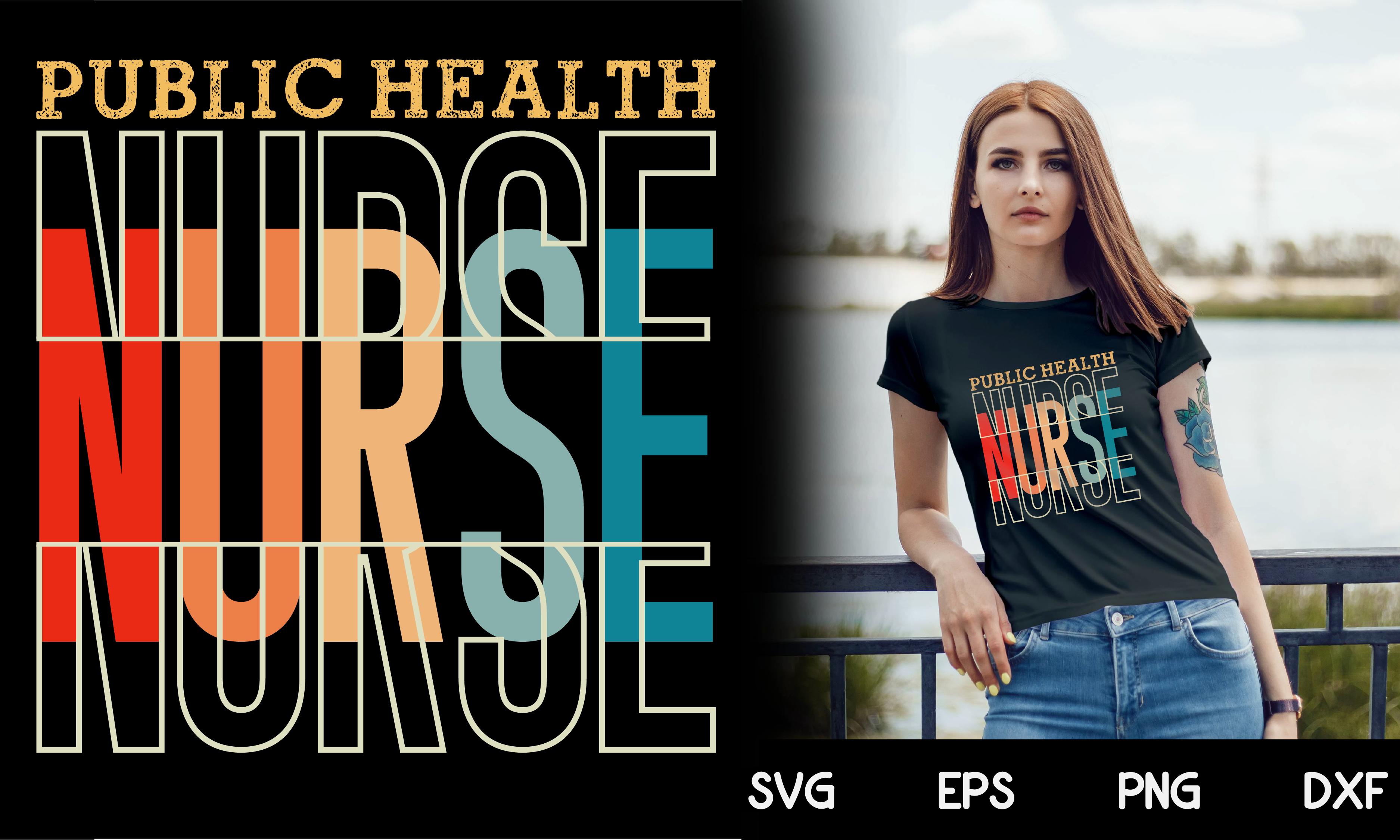 Public Health Nurse Vintage T Shirt