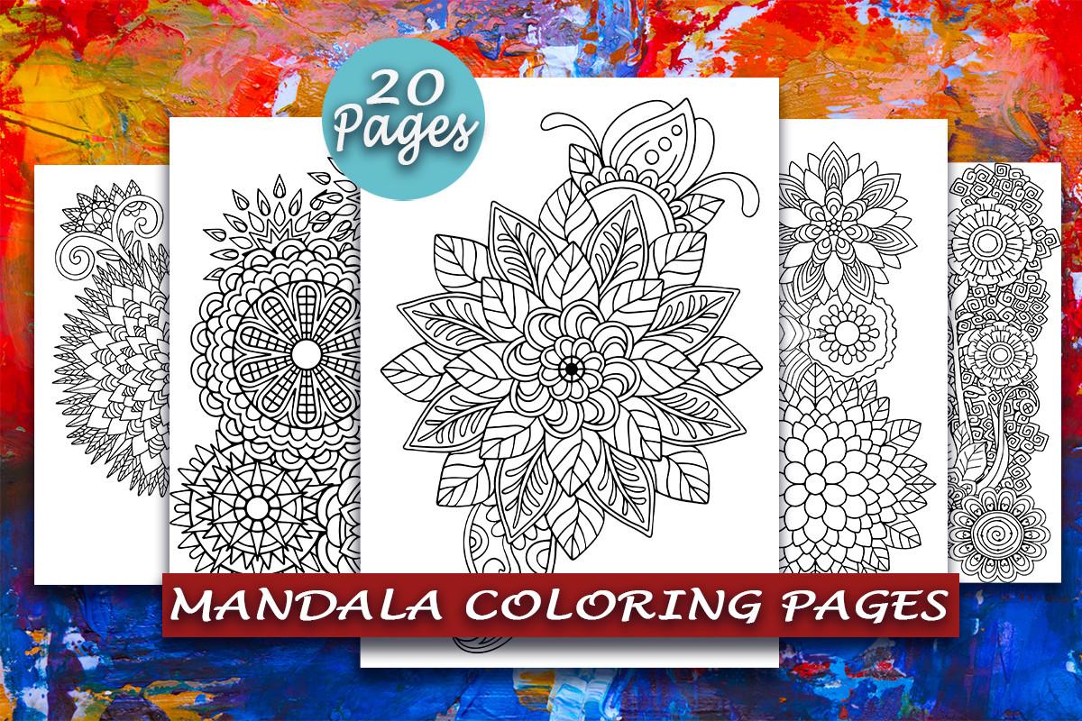 Mandala Coloring Pages Bundle -KDP