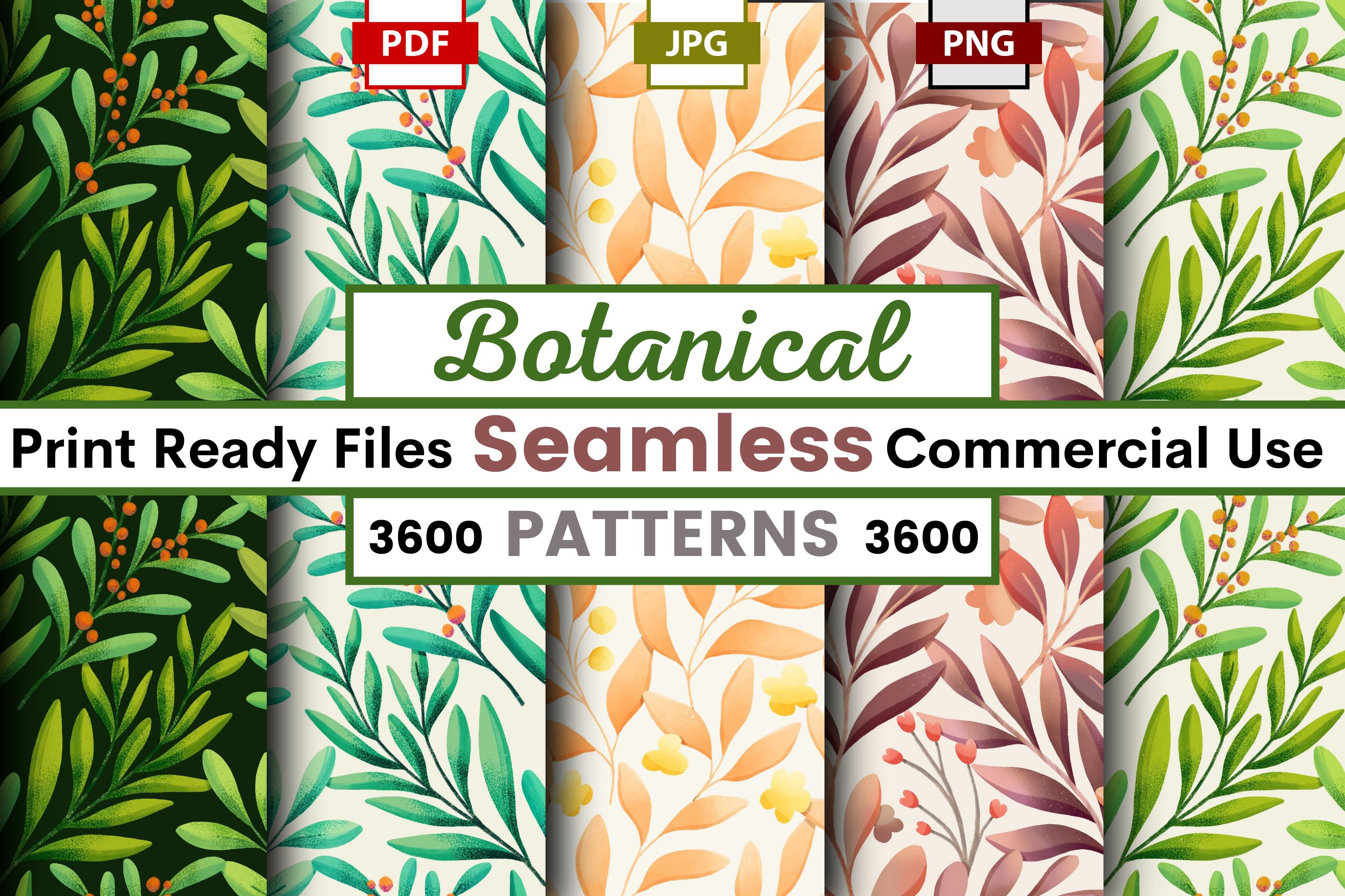 Botanical Seamless Patterns