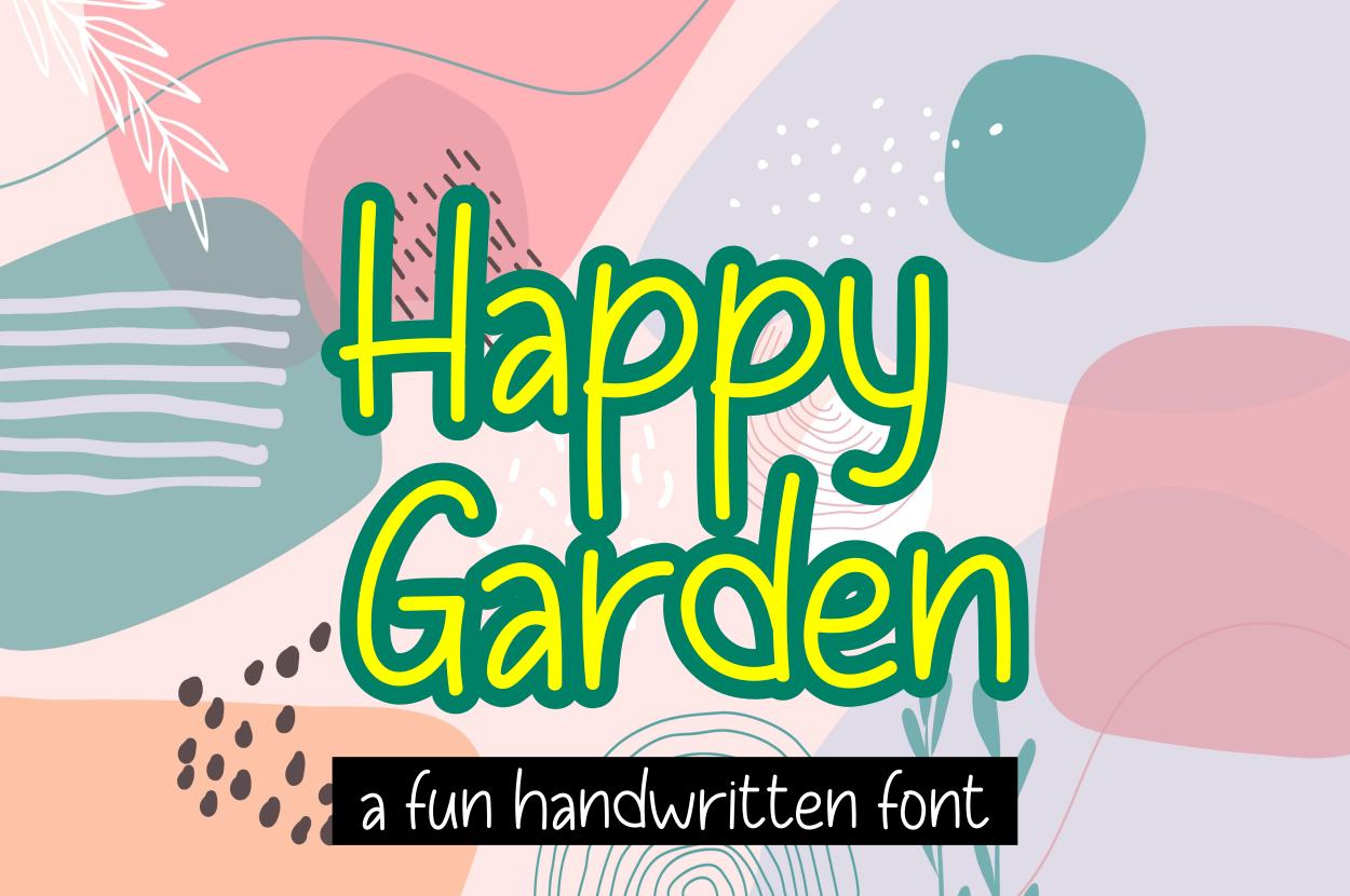 Happy Garden Font