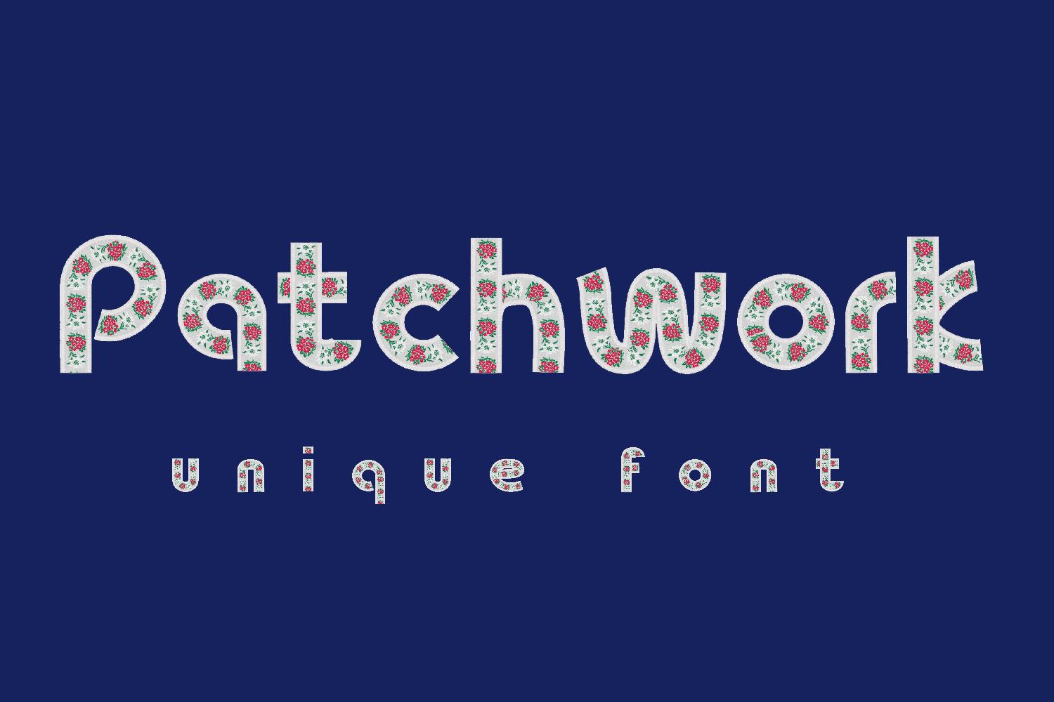 Patchwork Font