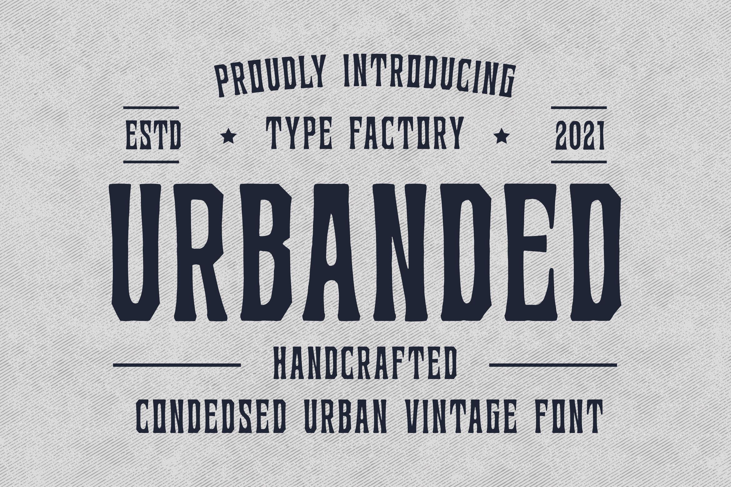 Urbanded Font