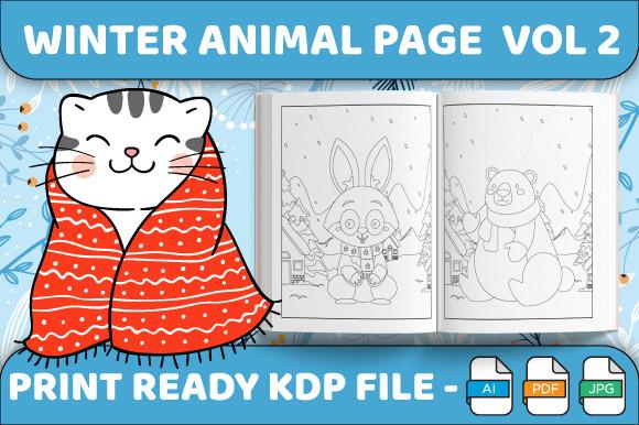 Winter Animal Coloring Pages Vol 2