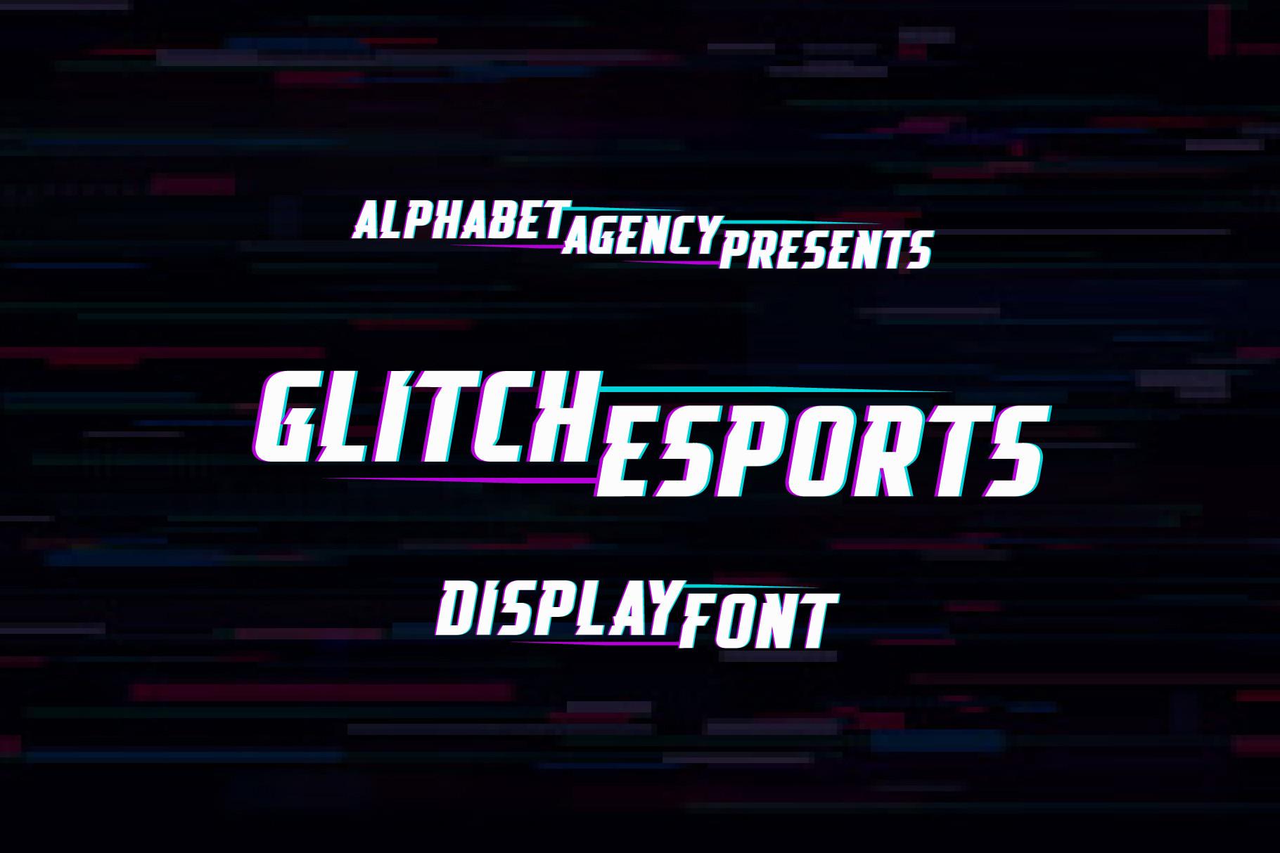 Glitch Esports Font