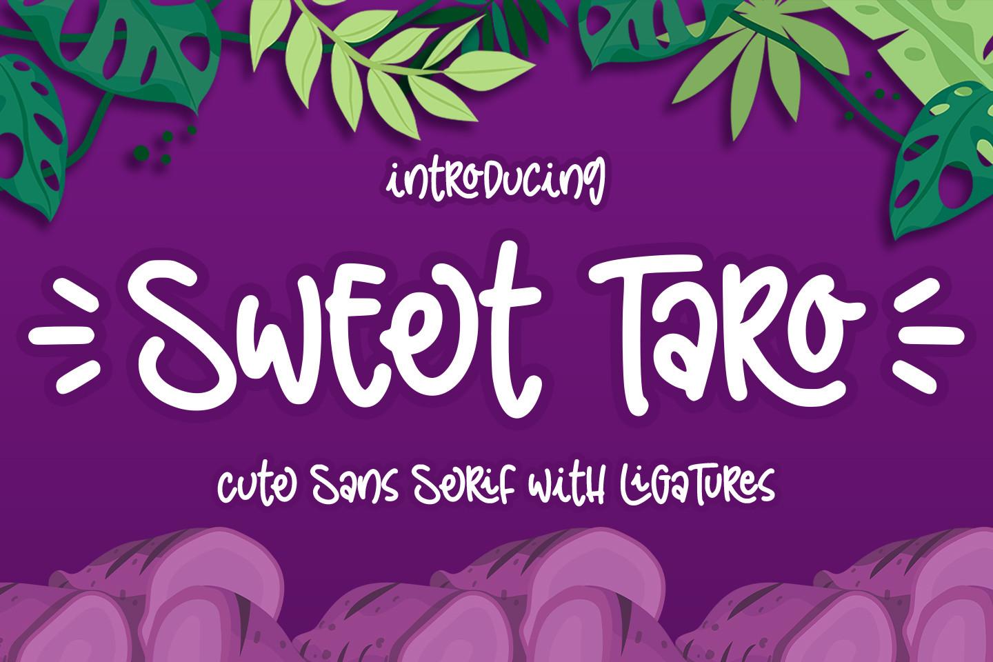 Sweet Taro Font