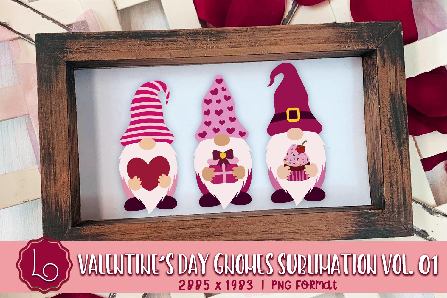 Valentine's Day Gnomes Sublimation Vol 1