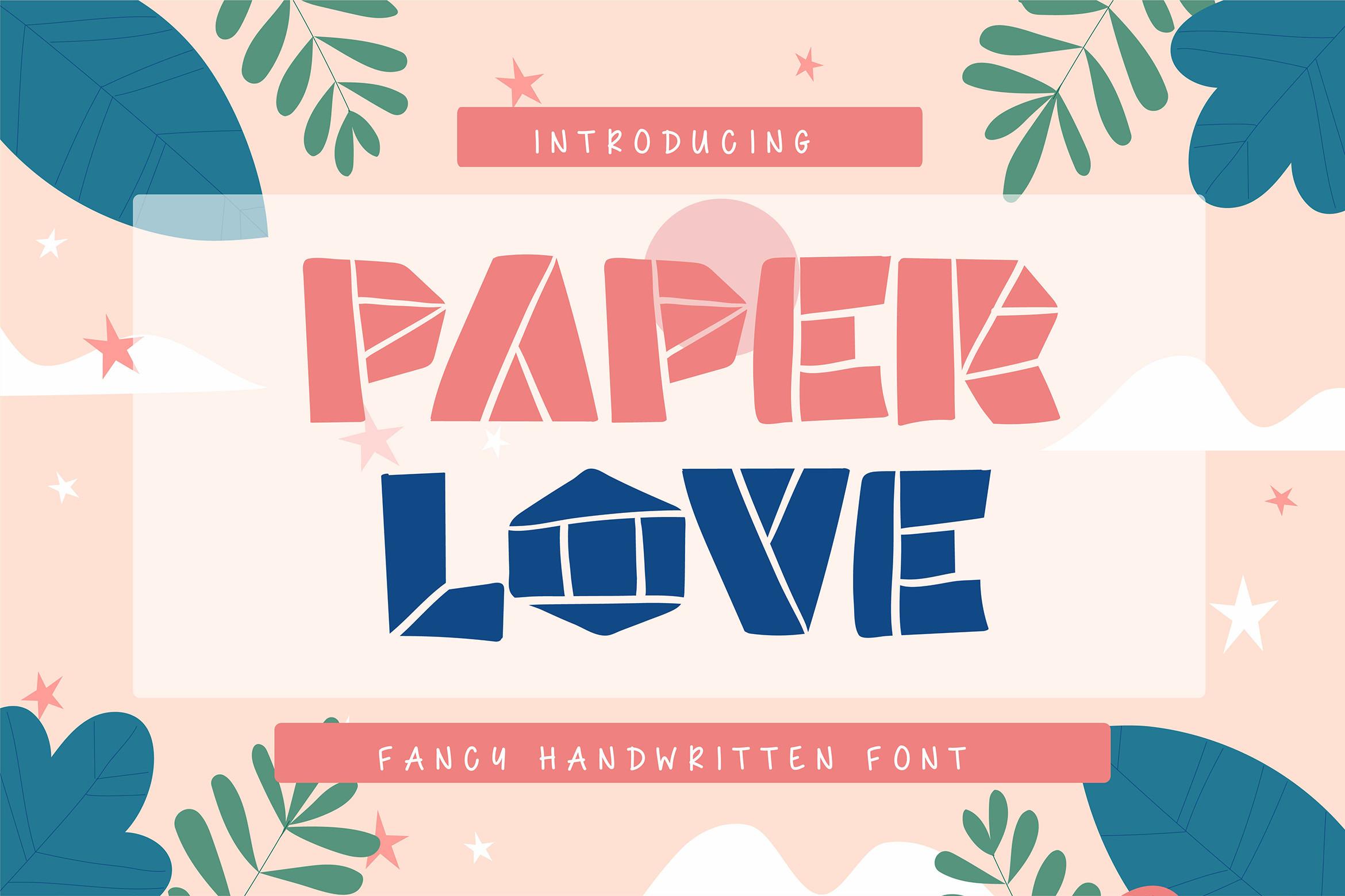 Paper Love Font