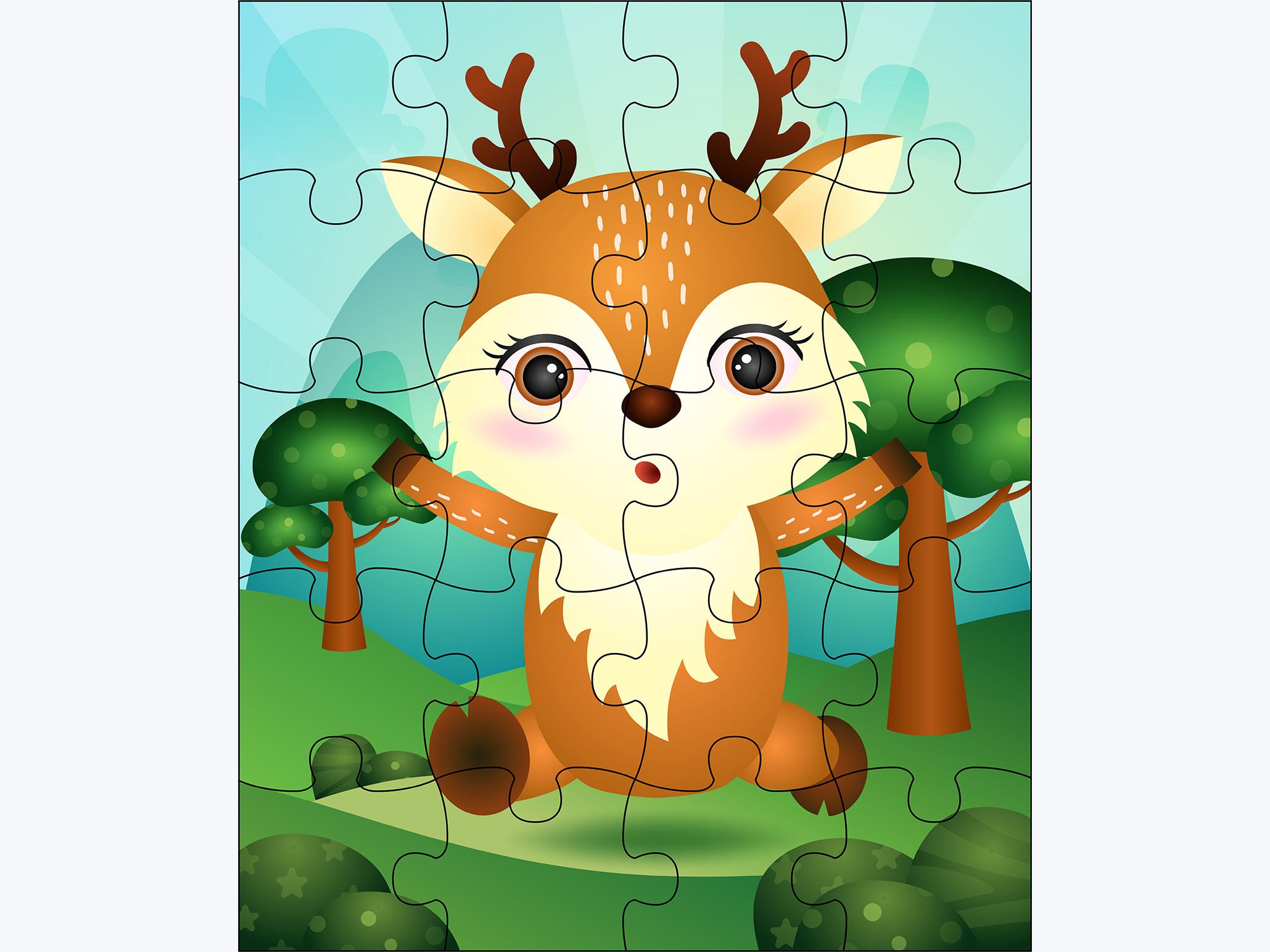 A Deer Puzzle - Teaching Material
