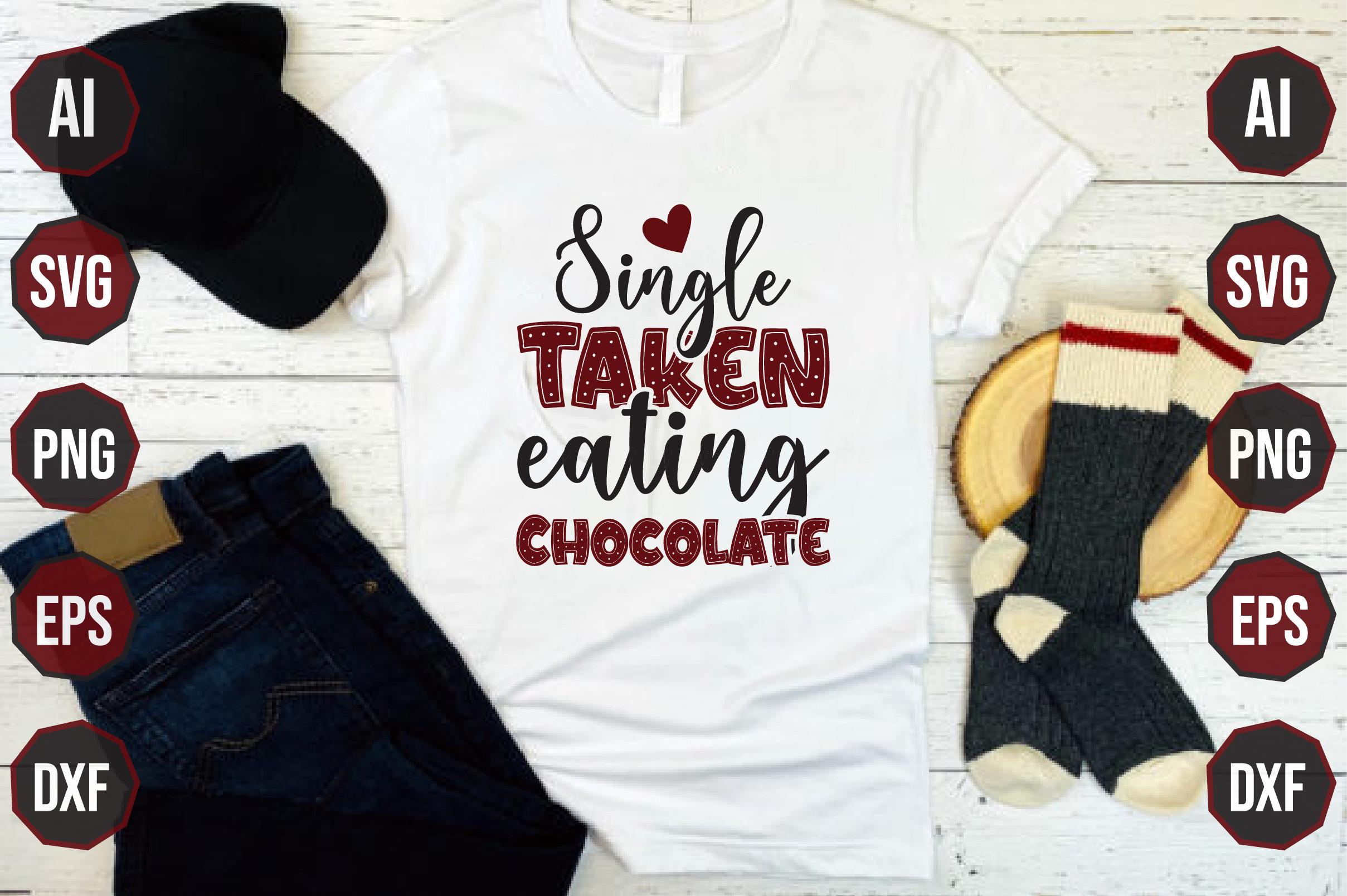 Single Taken Eating Chocolate